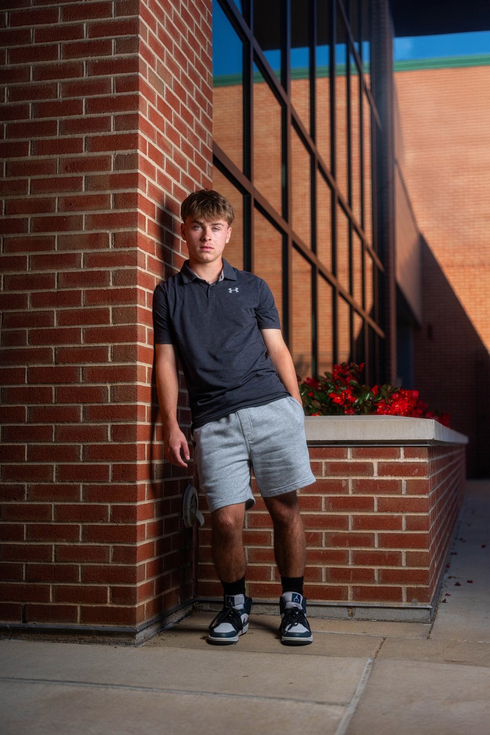 Preston Reed poses for senior photos in Mt. Horeb, Wisconsin on September 28th, 2025. Reed will graduate in 2026. for Second Crop Creative.