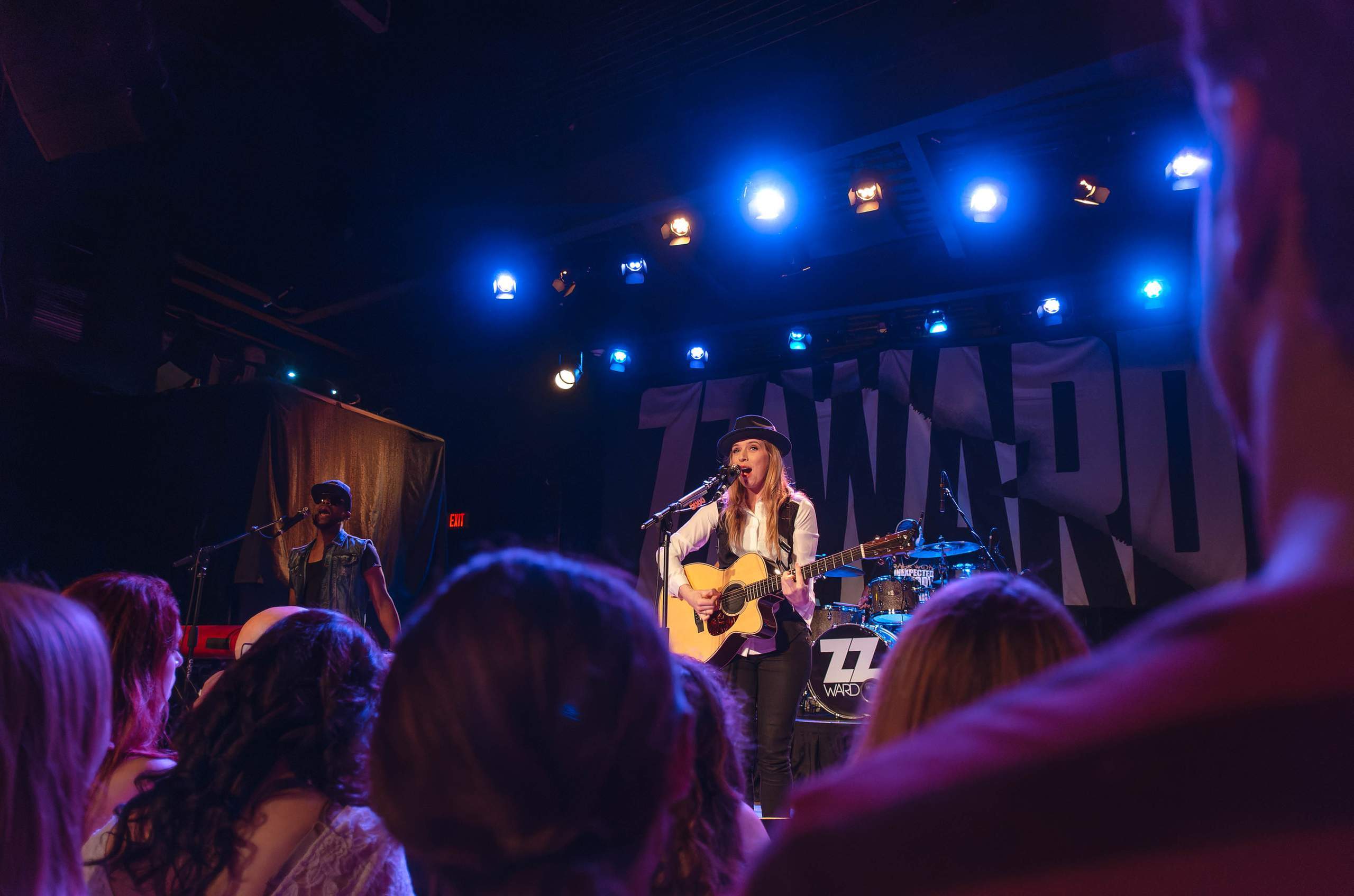 ZZ Ward performing at The Majestic in Madison, WI June 26, 2013, photography by Ross Harried for Second Crop Music