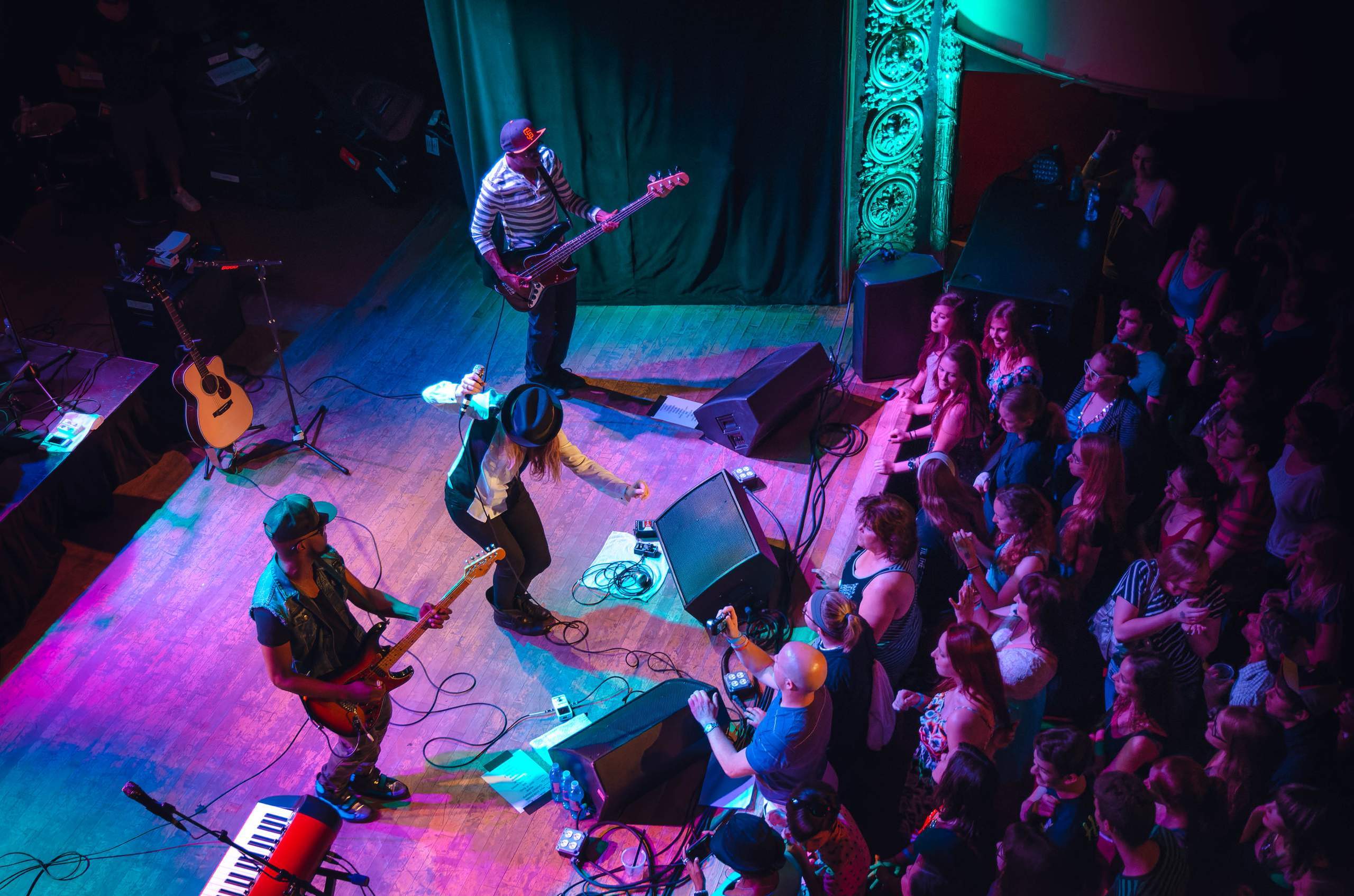 ZZ Ward performing at The Majestic in Madison, WI June 26, 2013, photography by Ross Harried for Second Crop Music