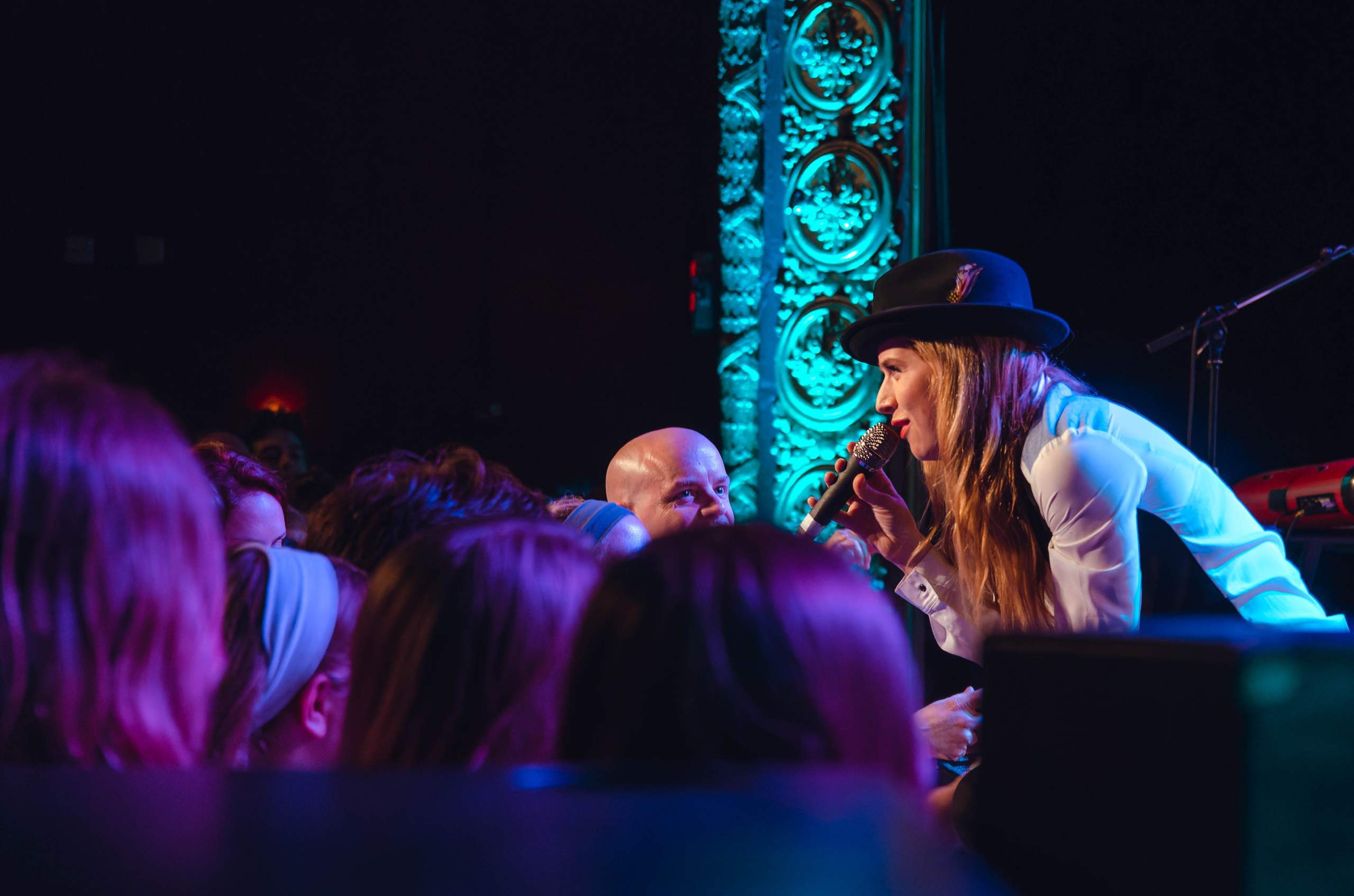 ZZ Ward performing at The Majestic in Madison, WI June 26, 2013, photography by Ross Harried for Second Crop Music