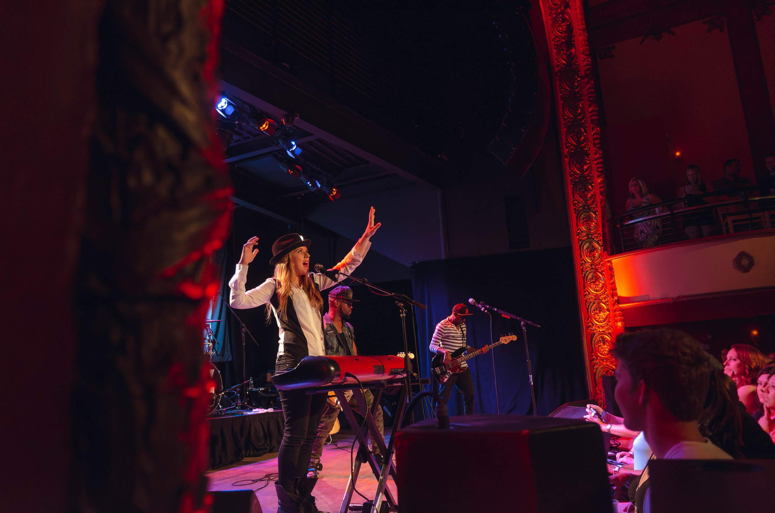 ZZ Ward performing at The Majestic in Madison, WI June 26, 2013, photography by Ross Harried for Second Crop Music