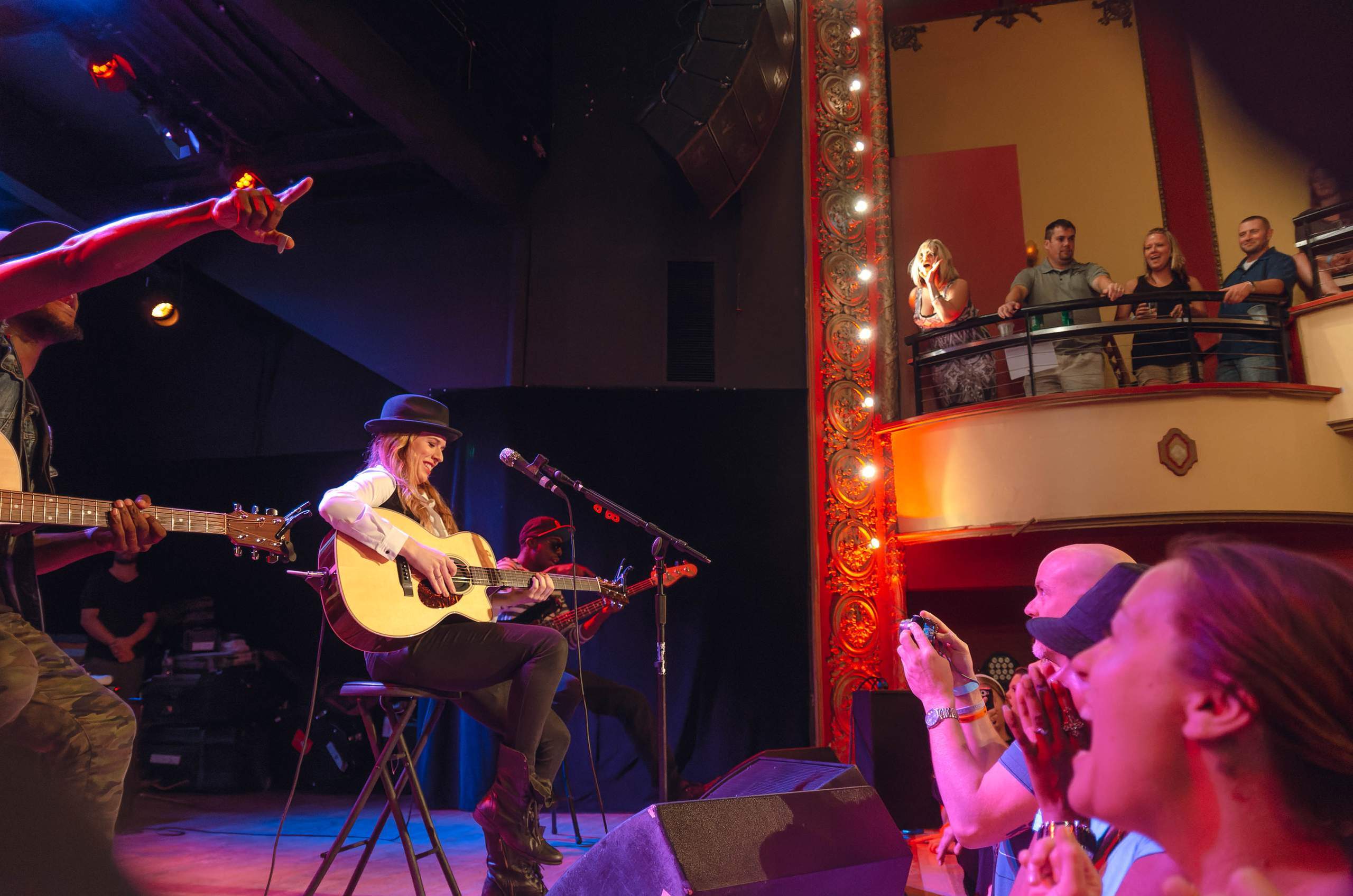 ZZ Ward performing at The Majestic in Madison, WI June 26, 2013, photography by Ross Harried for Second Crop Music