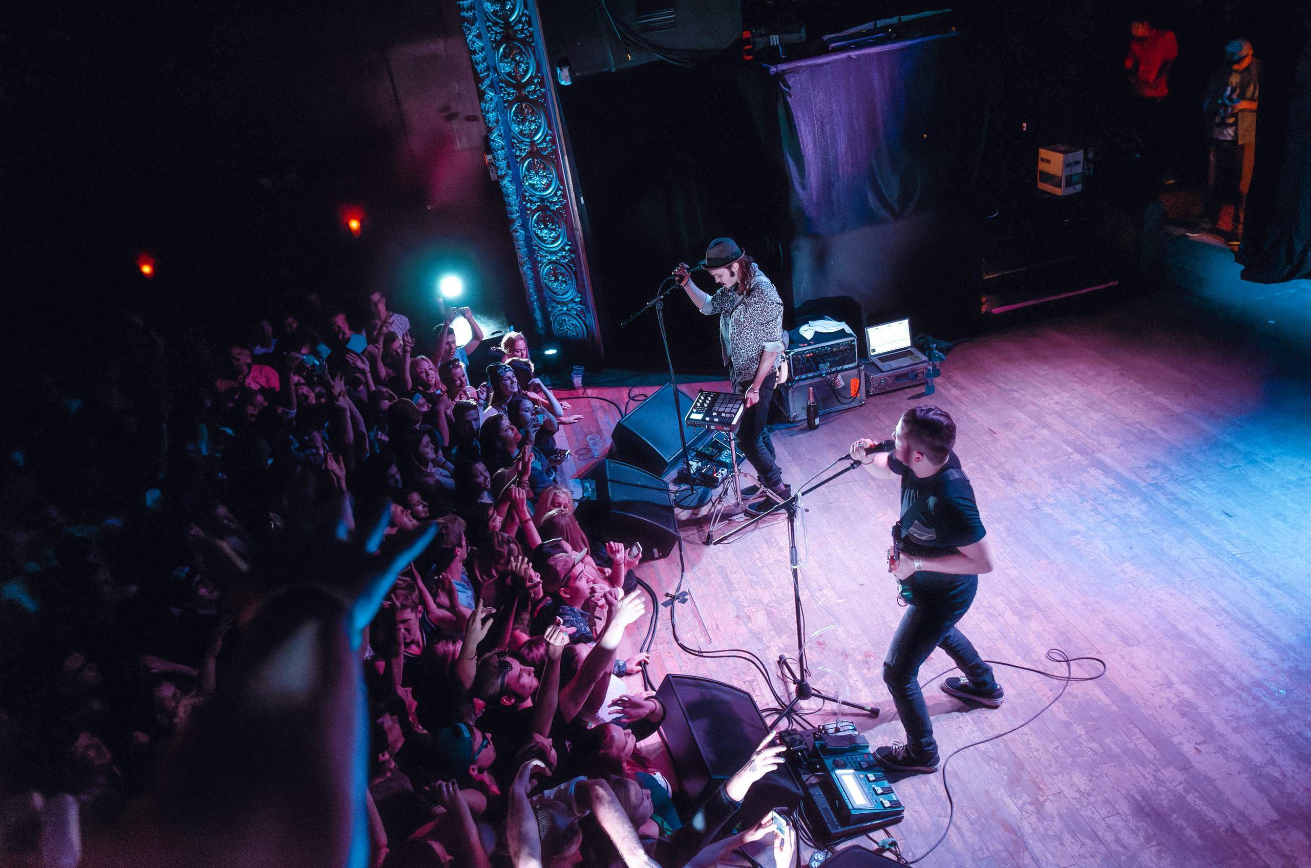 Cherub performing at The Majestic in Madison, WI September 14th, 2013, photography by Ross Harried for Second Crop Music