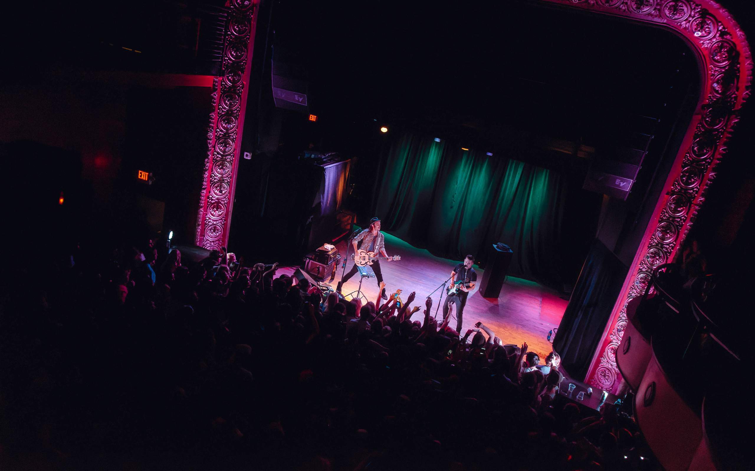 Cherub performing at The Majestic in Madison, WI September 14th, 2013, photography by Ross Harried for Second Crop Music