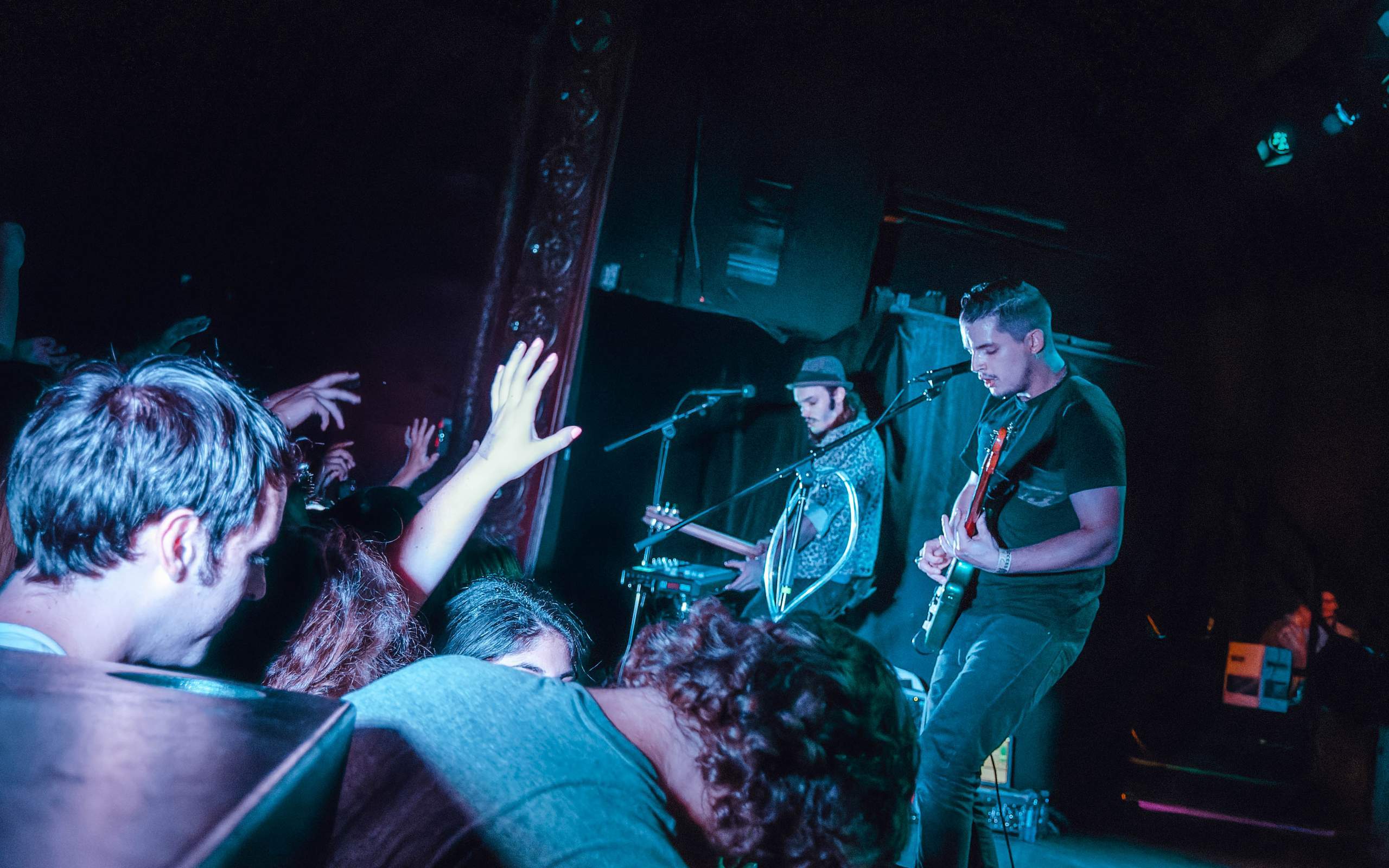 Cherub performing at The Majestic in Madison, WI September 14th, 2013, photography by Ross Harried for Second Crop Music