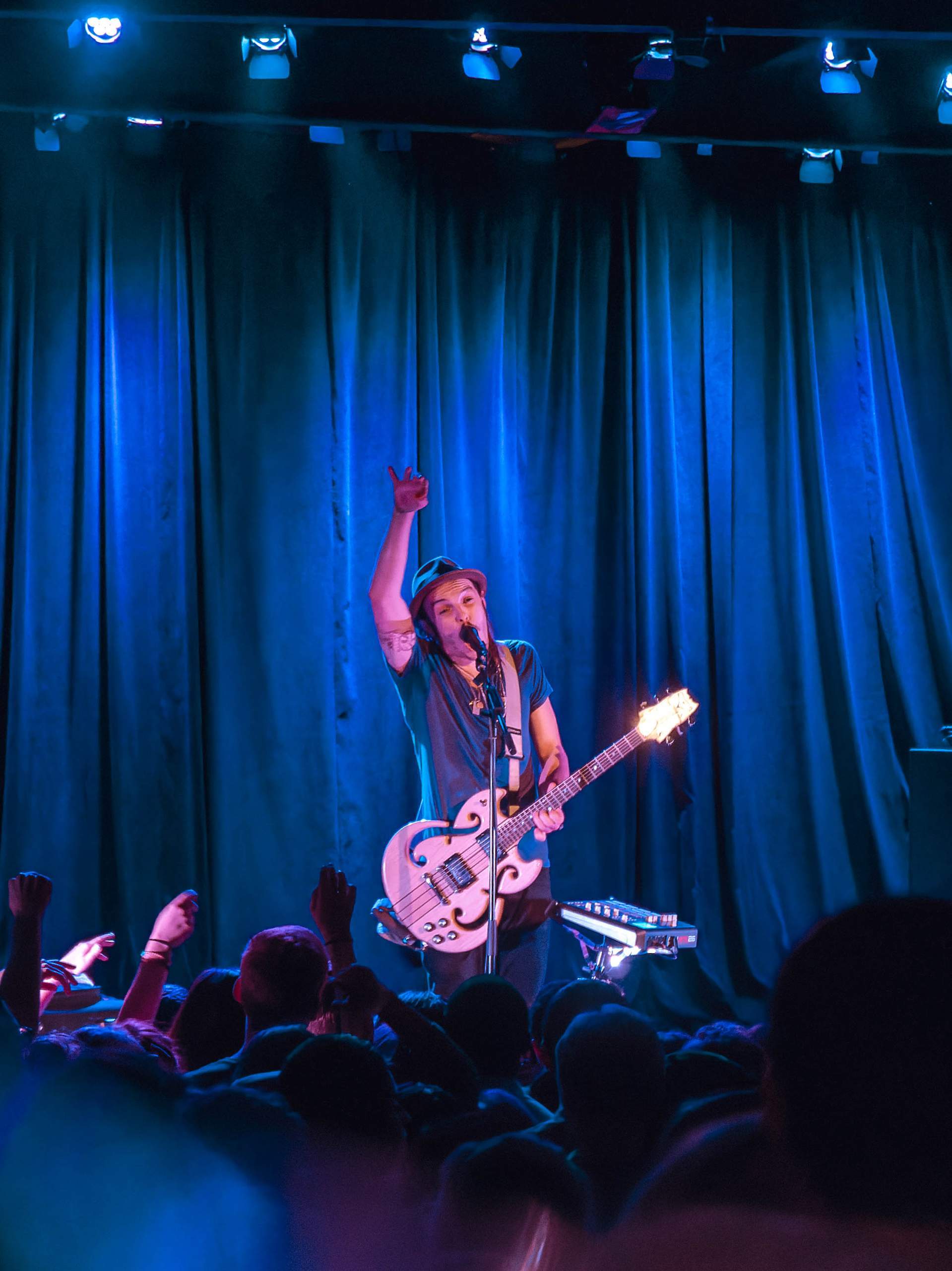 Cherub performing at The Majestic in Madison, WI September 14th, 2013, photography by Ross Harried for Second Crop Music
