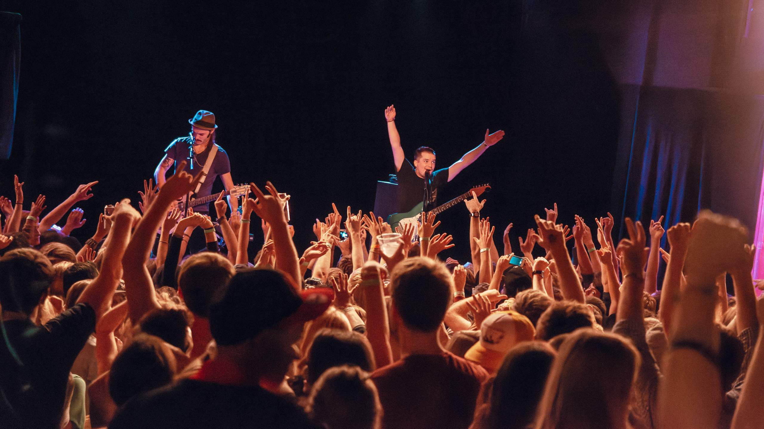 Cherub performing at The Majestic in Madison, WI September 14th, 2013, photography by Ross Harried for Second Crop Music
