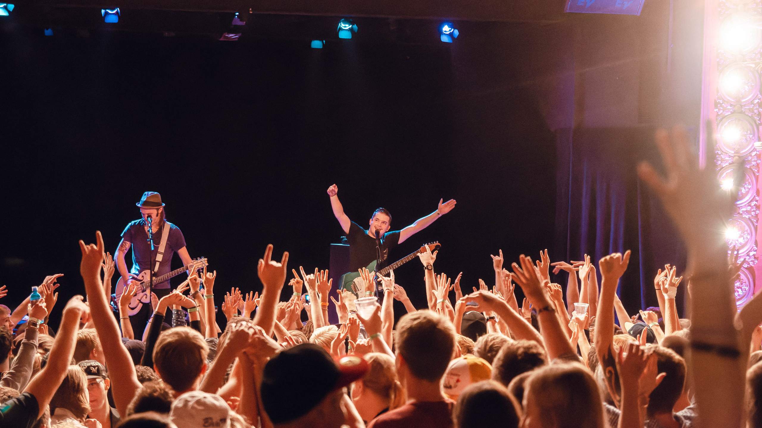 Cherub performing at The Majestic in Madison, WI September 14th, 2013, photography by Ross Harried for Second Crop Music