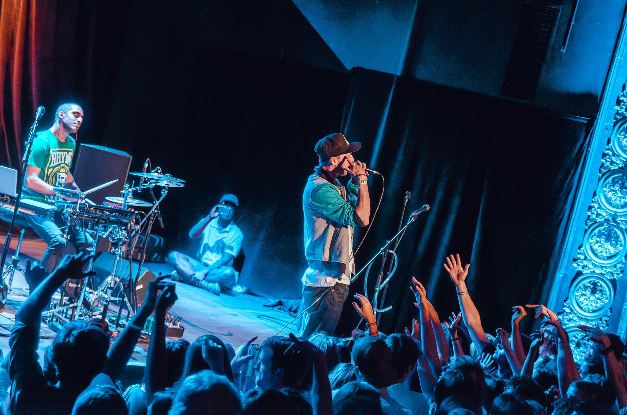 Probcause performing at The Majestic in Madison, WI September 14th, 2013, photography by Ross Harried for Second Crop Music