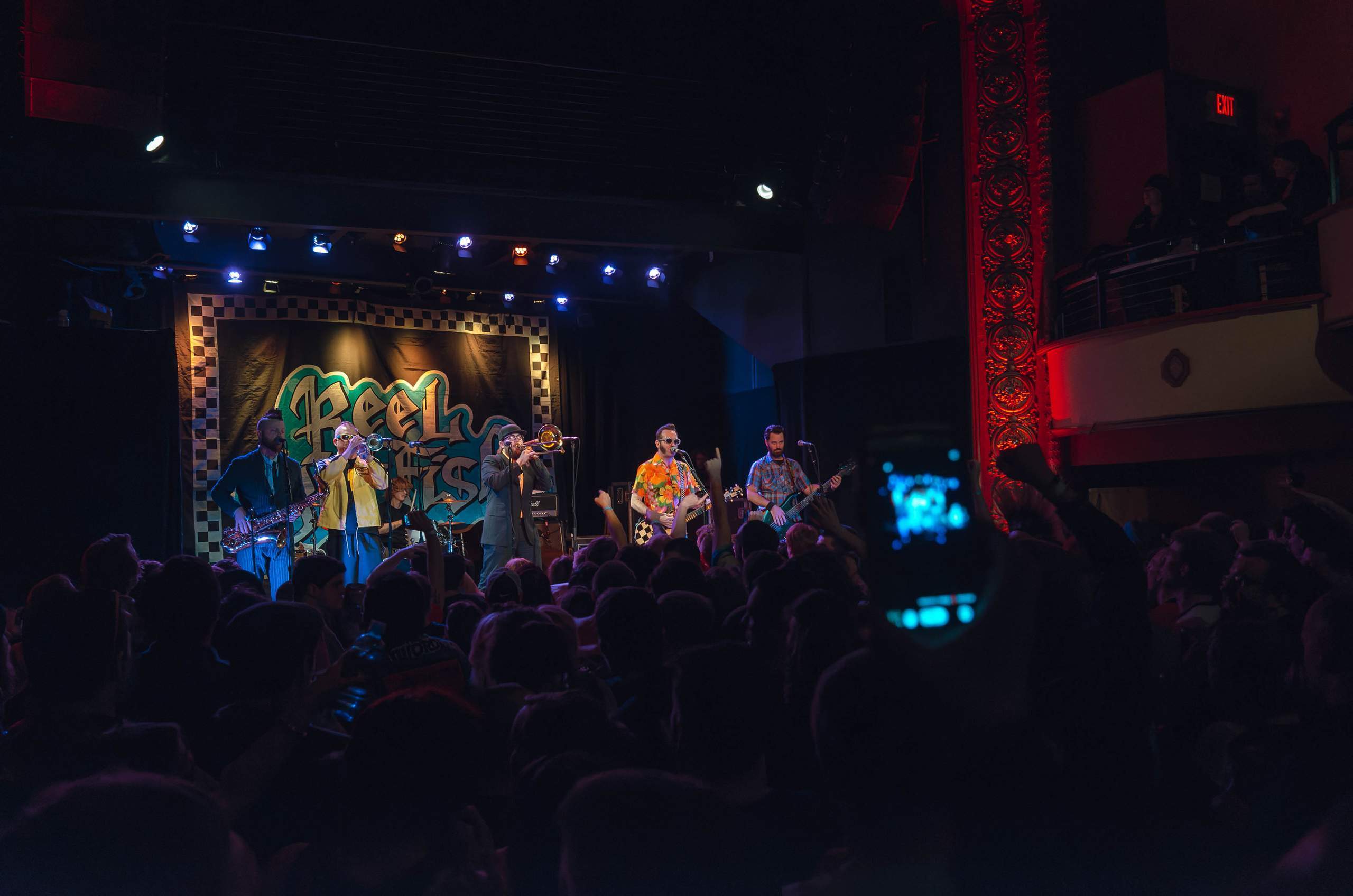 Reel Big Fish performing at The Majestic in Madison, WI March 22, 2014, photography by Ross Harried for Second Crop Music