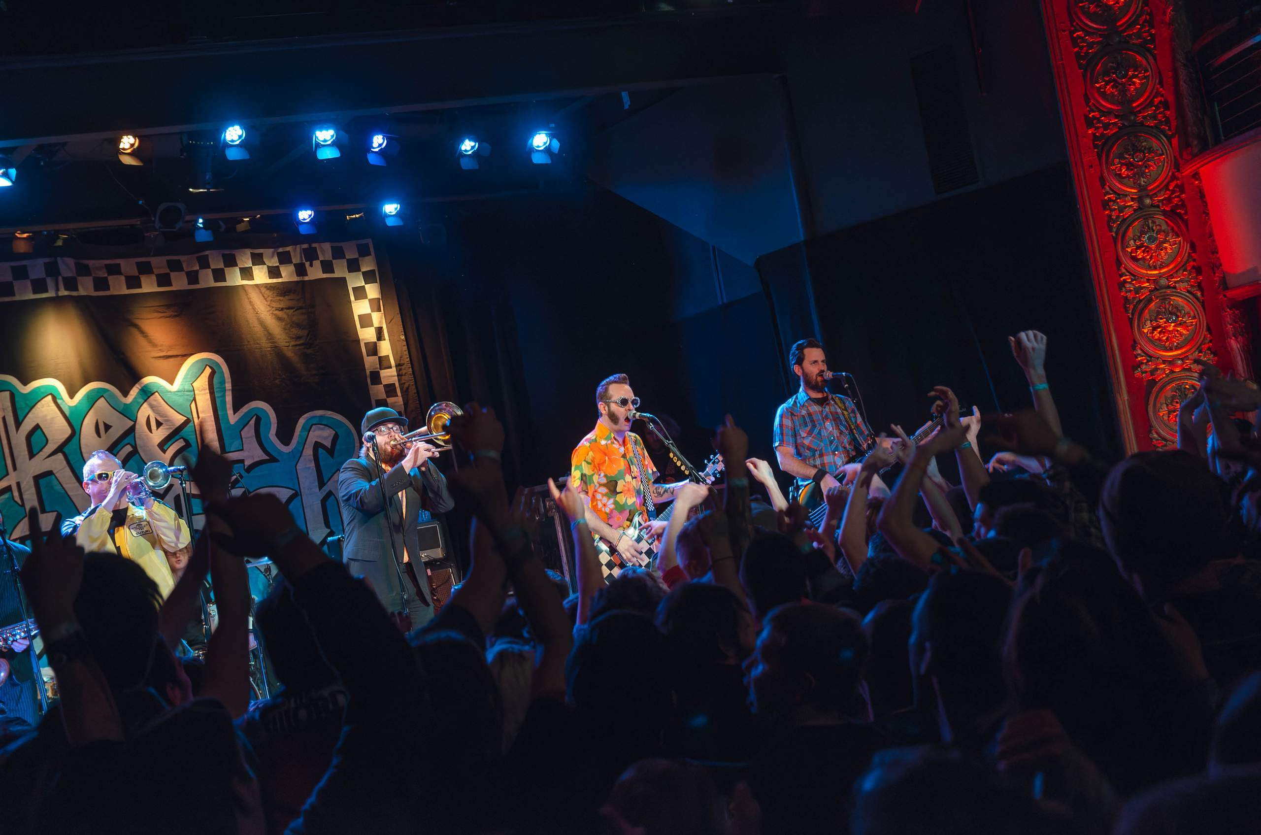 Reel Big Fish performing at The Majestic in Madison, WI March 22, 2014, photography by Ross Harried for Second Crop Music