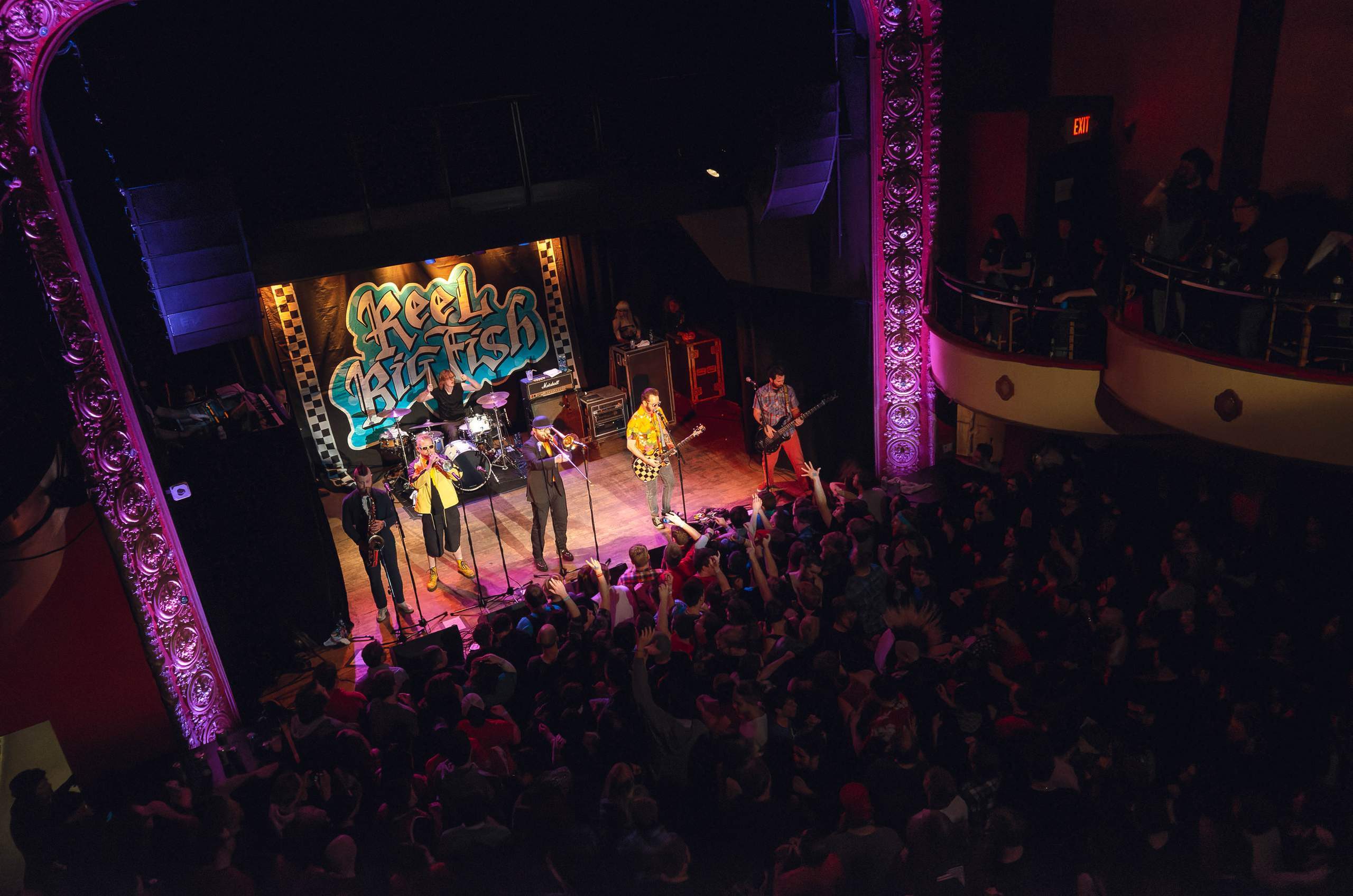 Reel Big Fish performing at The Majestic in Madison, WI March 22, 2014, photography by Ross Harried for Second Crop Music
