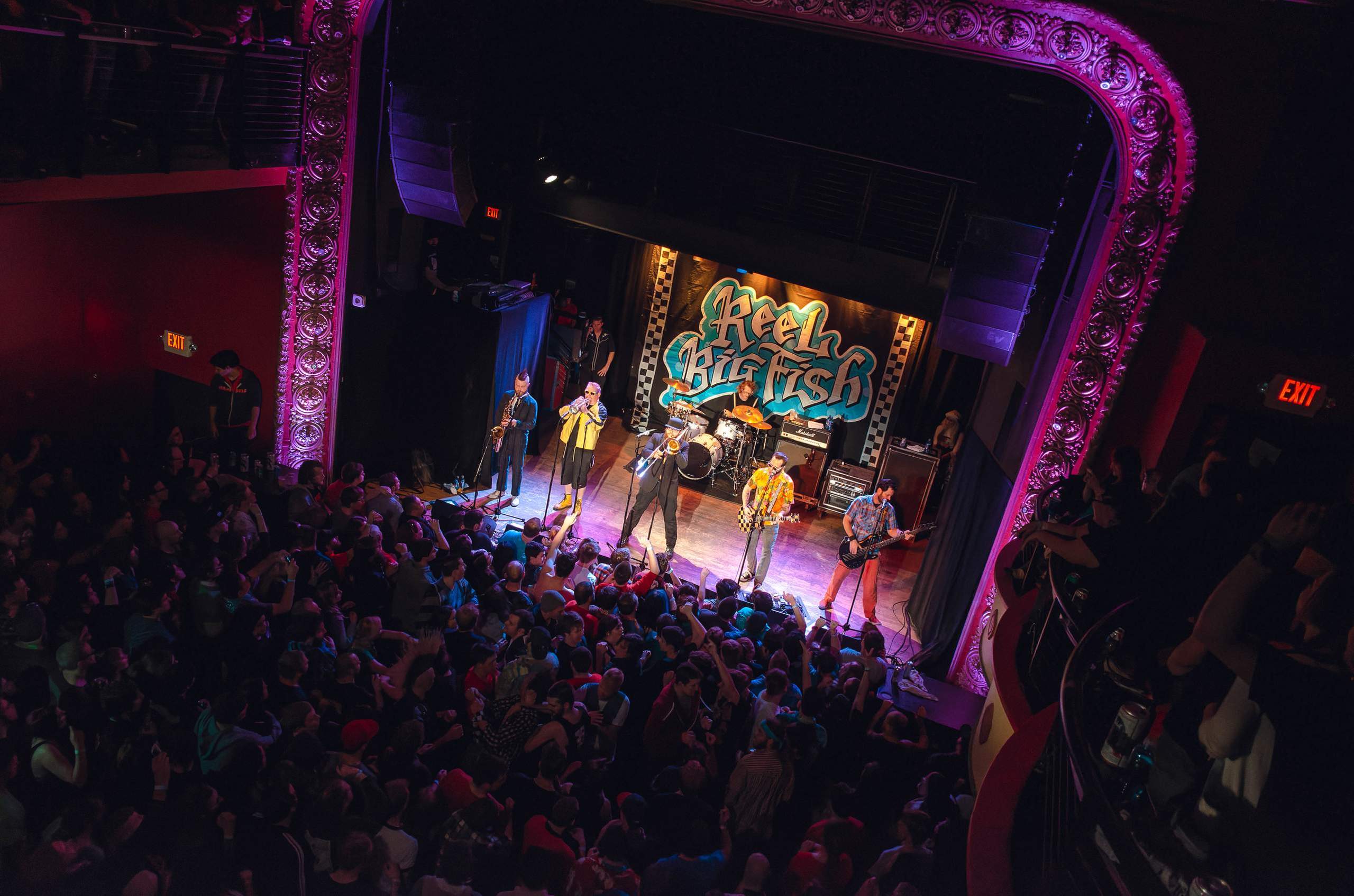 Reel Big Fish performing at The Majestic in Madison, WI March 22, 2014, photography by Ross Harried for Second Crop Music