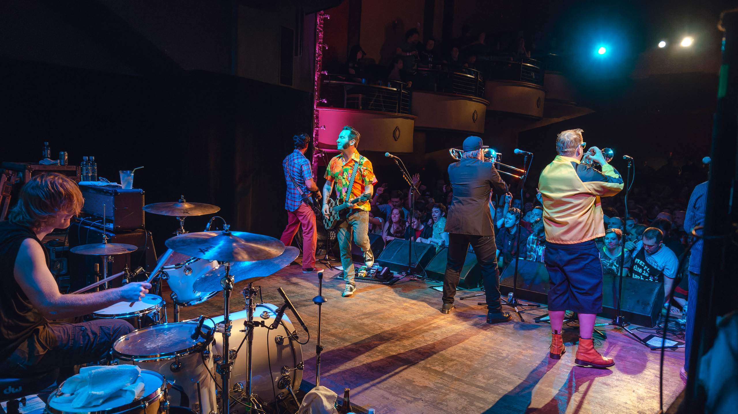 Reel Big Fish performing at The Majestic in Madison, WI March 22, 2014, photography by Ross Harried for Second Crop Music
