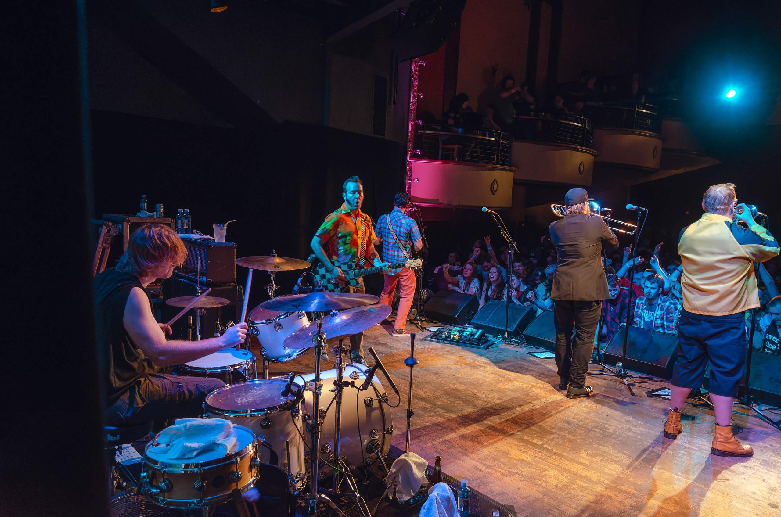 Reel Big Fish performing at The Majestic in Madison, WI March 22, 2014, photography by Ross Harried for Second Crop Music