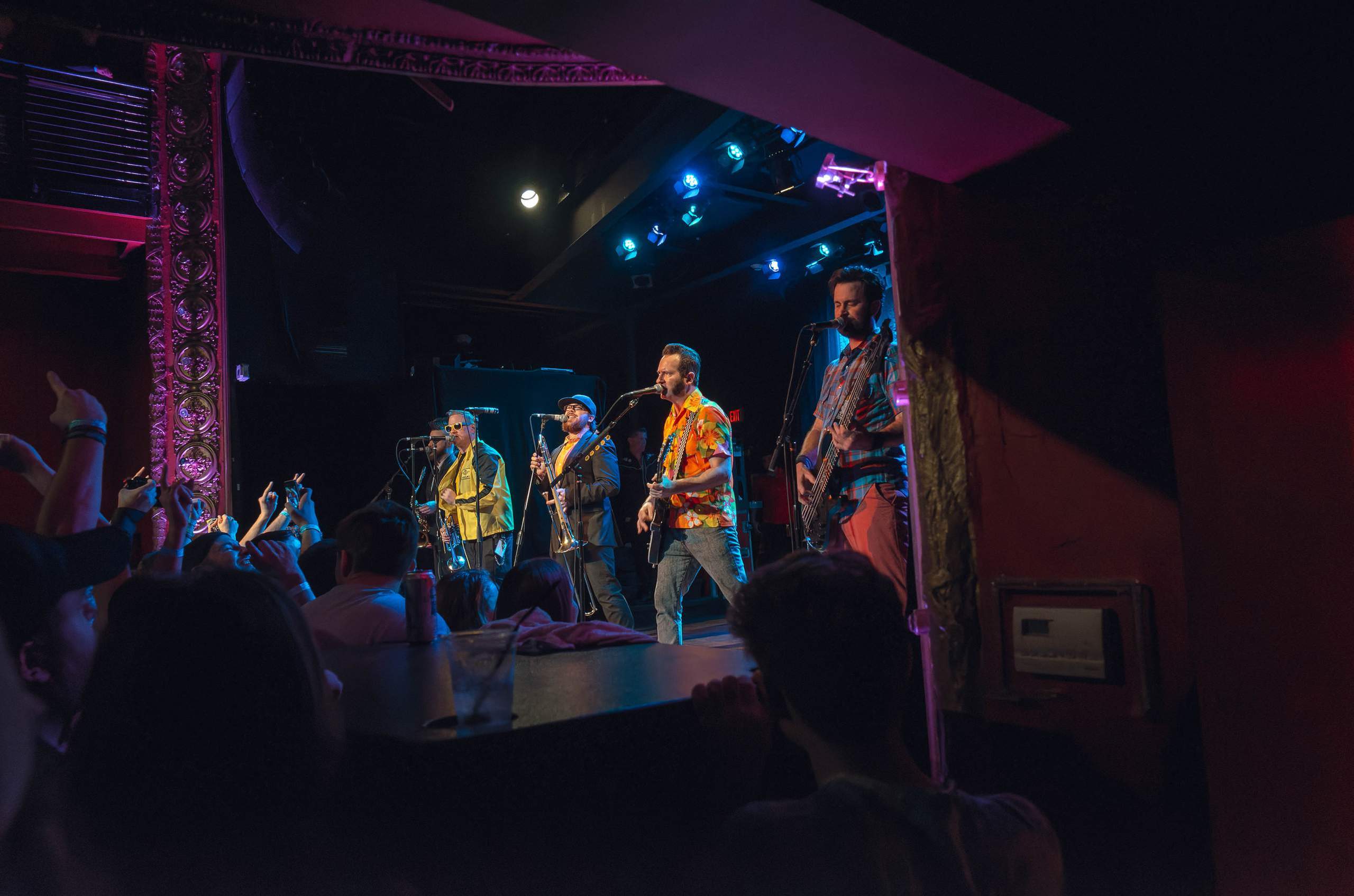 Reel Big Fish performing at The Majestic in Madison, WI March 22, 2014, photography by Ross Harried for Second Crop Music