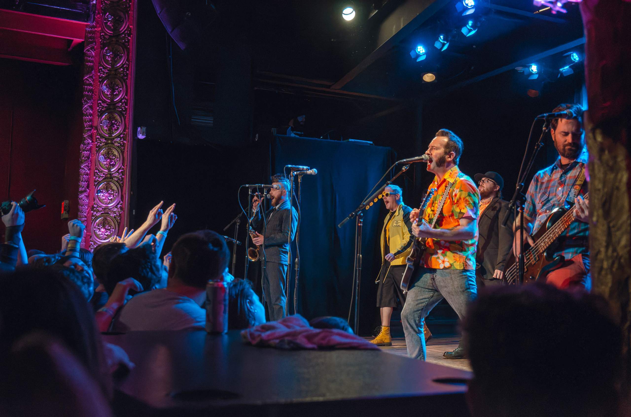 Reel Big Fish performing at The Majestic in Madison, WI March 22, 2014, photography by Ross Harried for Second Crop Music