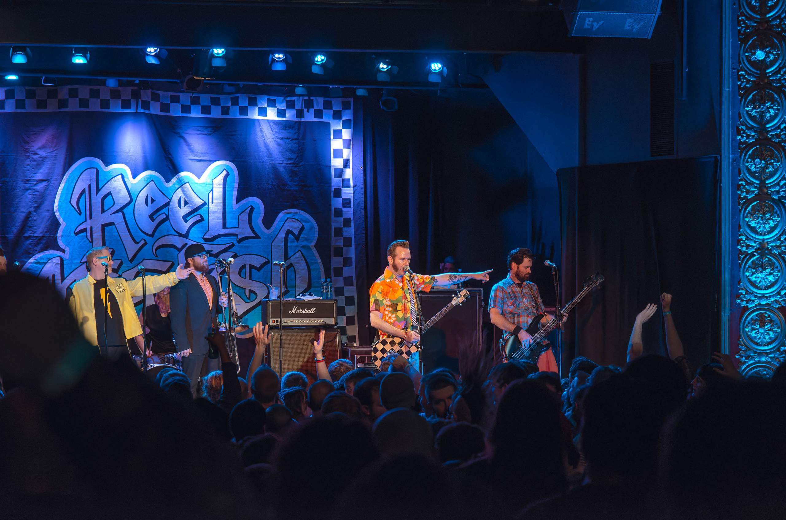 Reel Big Fish performing at The Majestic in Madison, WI March 22, 2014, photography by Ross Harried for Second Crop Music
