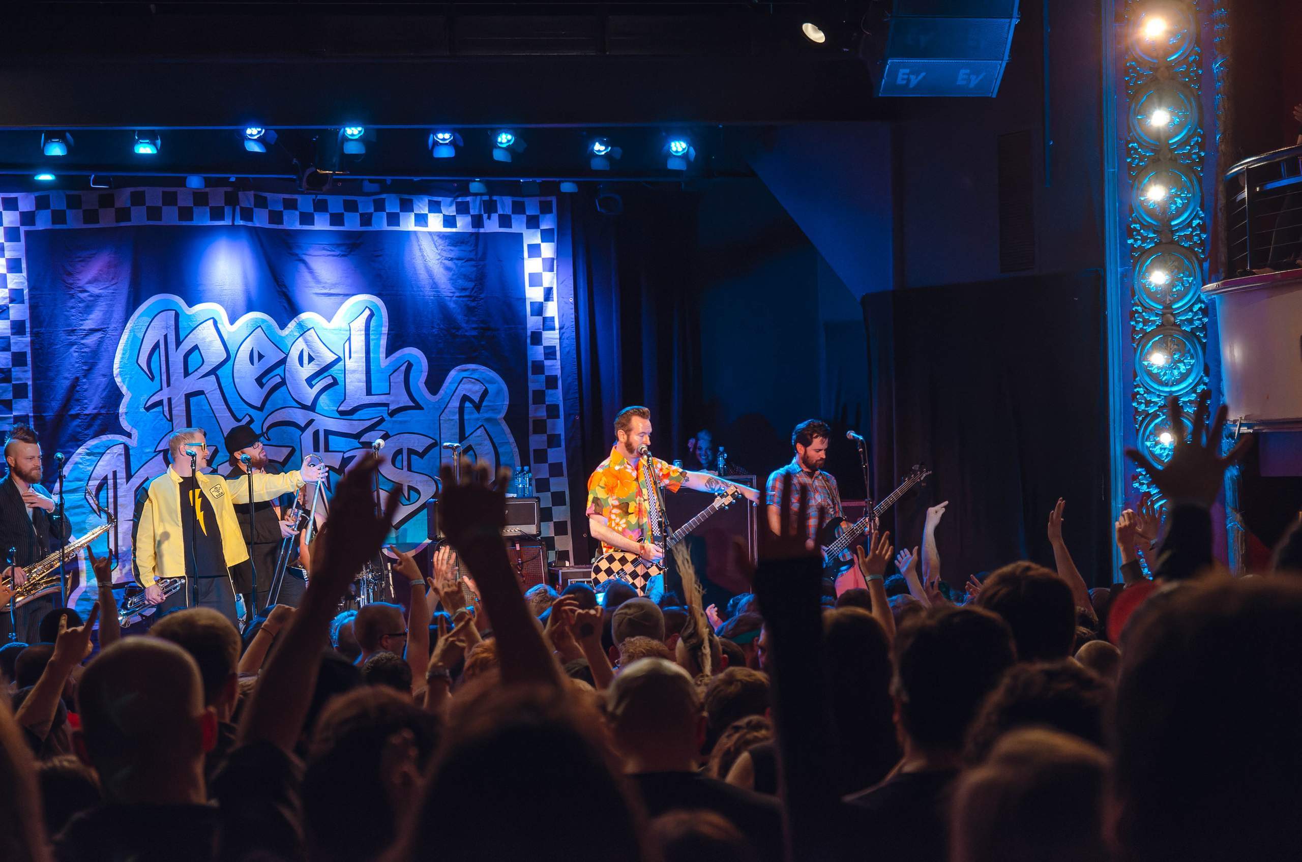 Reel Big Fish performing at The Majestic in Madison, WI March 22, 2014, photography by Ross Harried for Second Crop Music