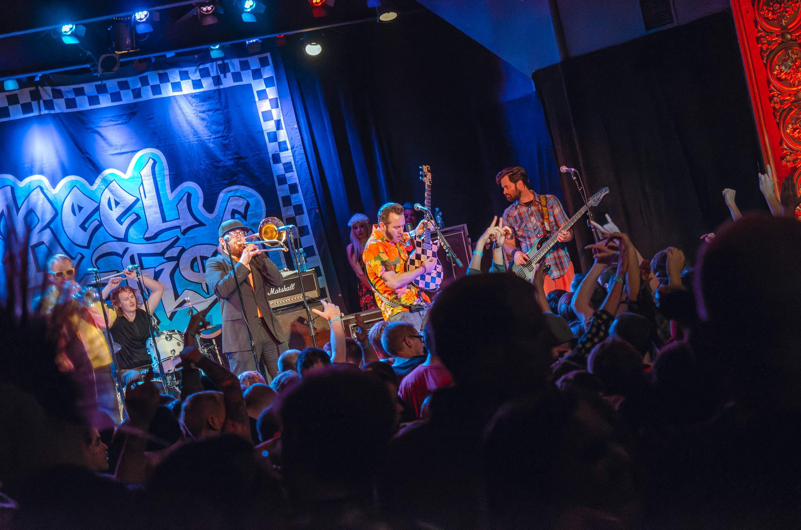 Reel Big Fish performing at The Majestic in Madison, WI March 22, 2014, photography by Ross Harried for Second Crop Music