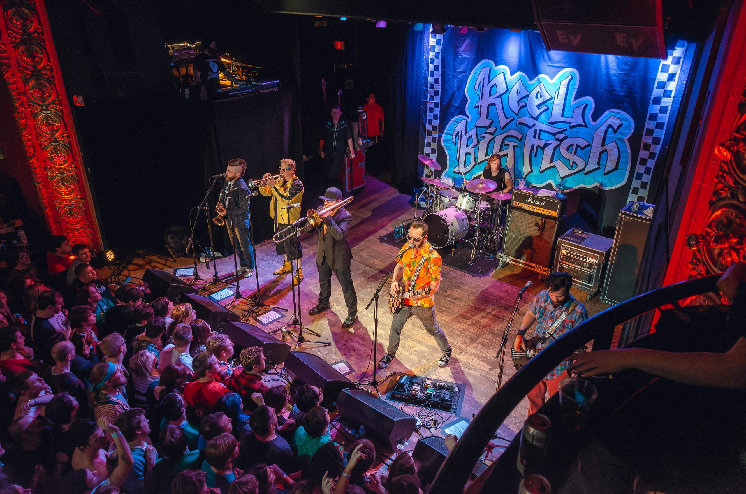 Reel Big Fish performing at The Majestic in Madison, WI March 22, 2014, photography by Ross Harried for Second Crop Music