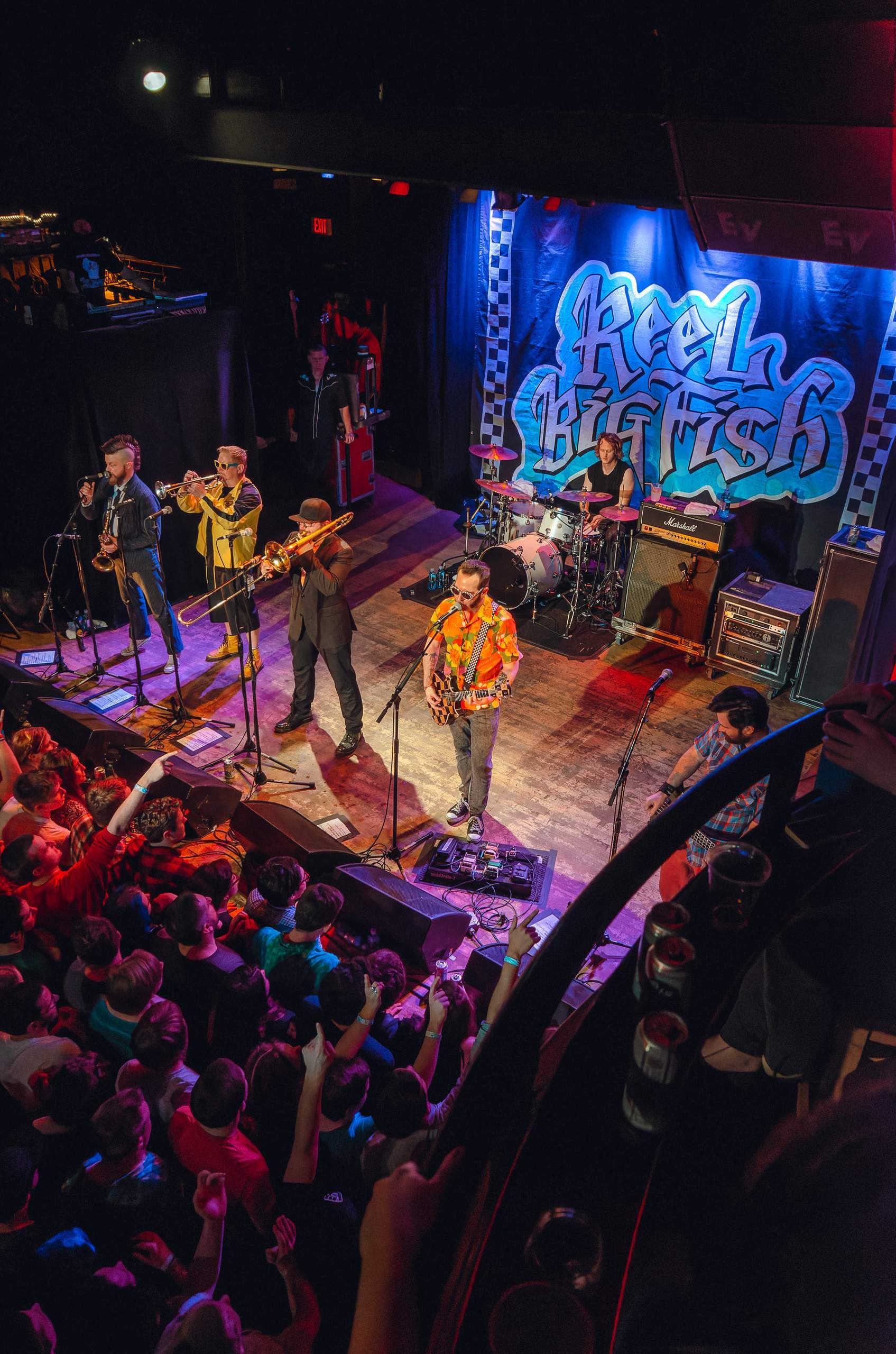 Reel Big Fish performing at The Majestic in Madison, WI March 22, 2014, photography by Ross Harried for Second Crop Music