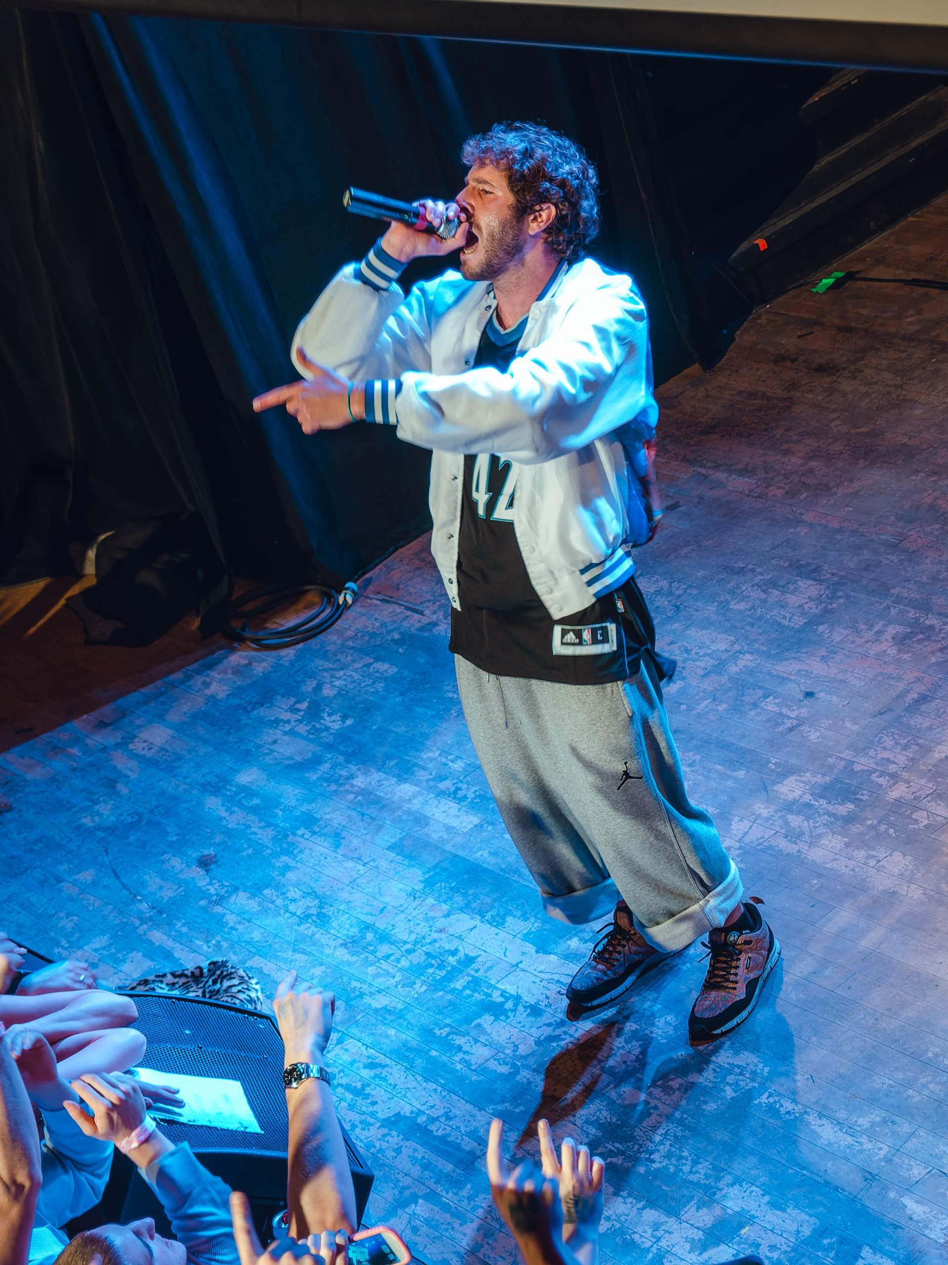 Lil Dicky performing at The Majestic in Madison, WI March 27th, 2014, photography by Ross Harried for Second Crop Music