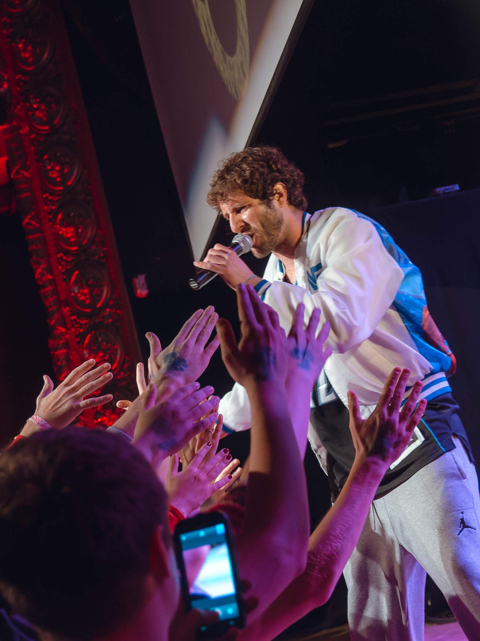 Lil Dicky performing at The Majestic in Madison, WI March 27th, 2014, photography by Ross Harried for Second Crop Music