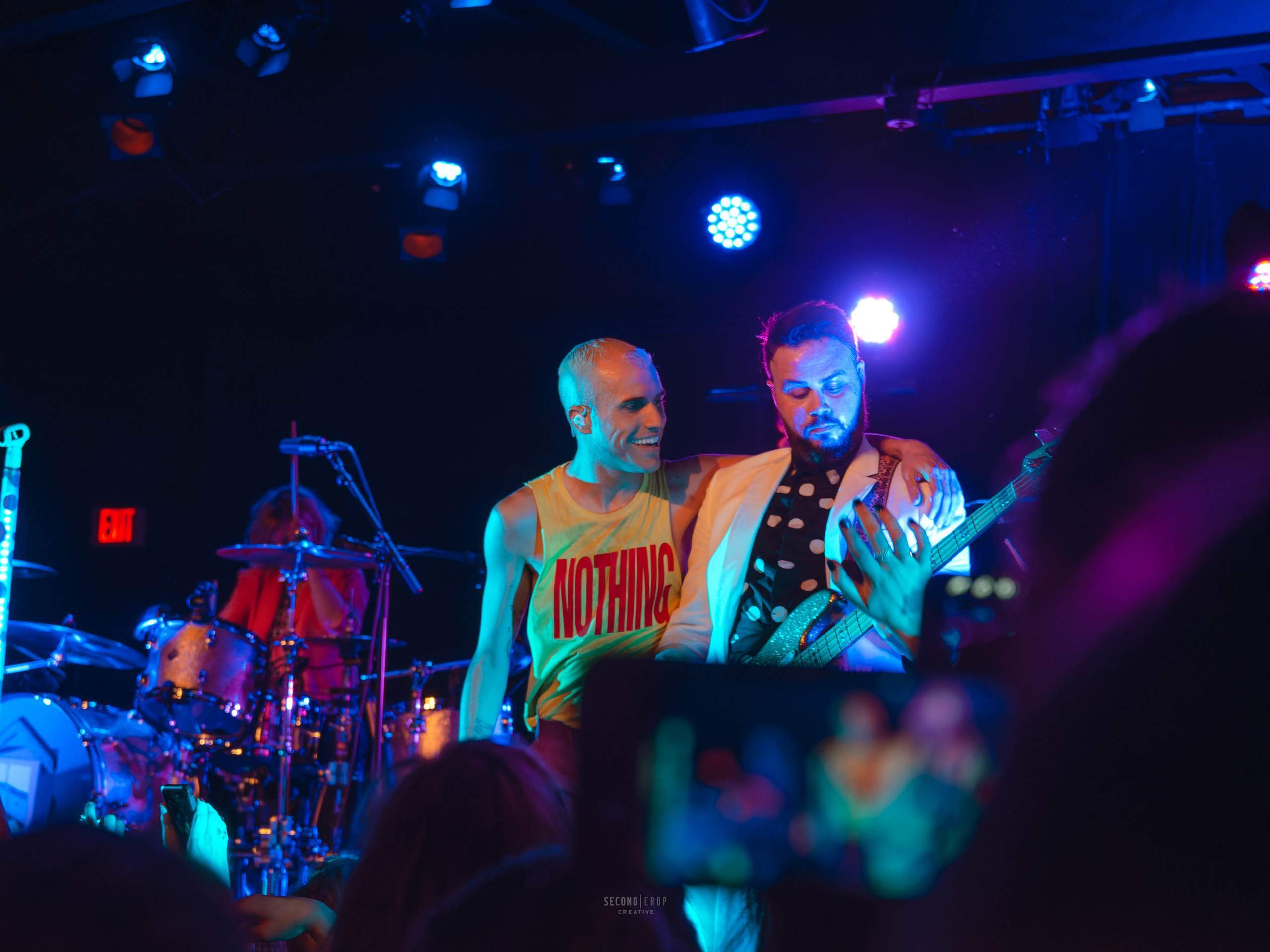 Neon Trees performing at The Majestic in Madison, WI June 24th, 2014, photography by Ross Harried for Second Crop Music