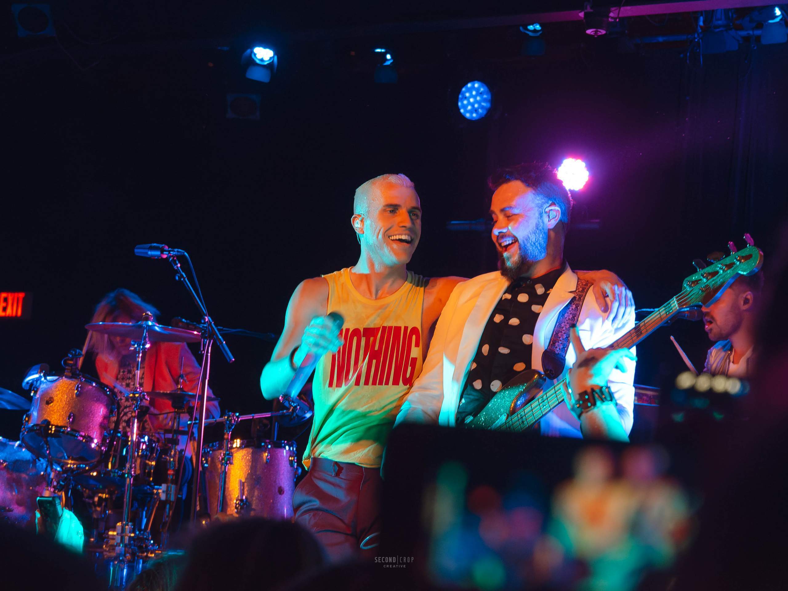 Neon Trees performing at The Majestic in Madison, WI June 24th, 2014, photography by Ross Harried for Second Crop Music