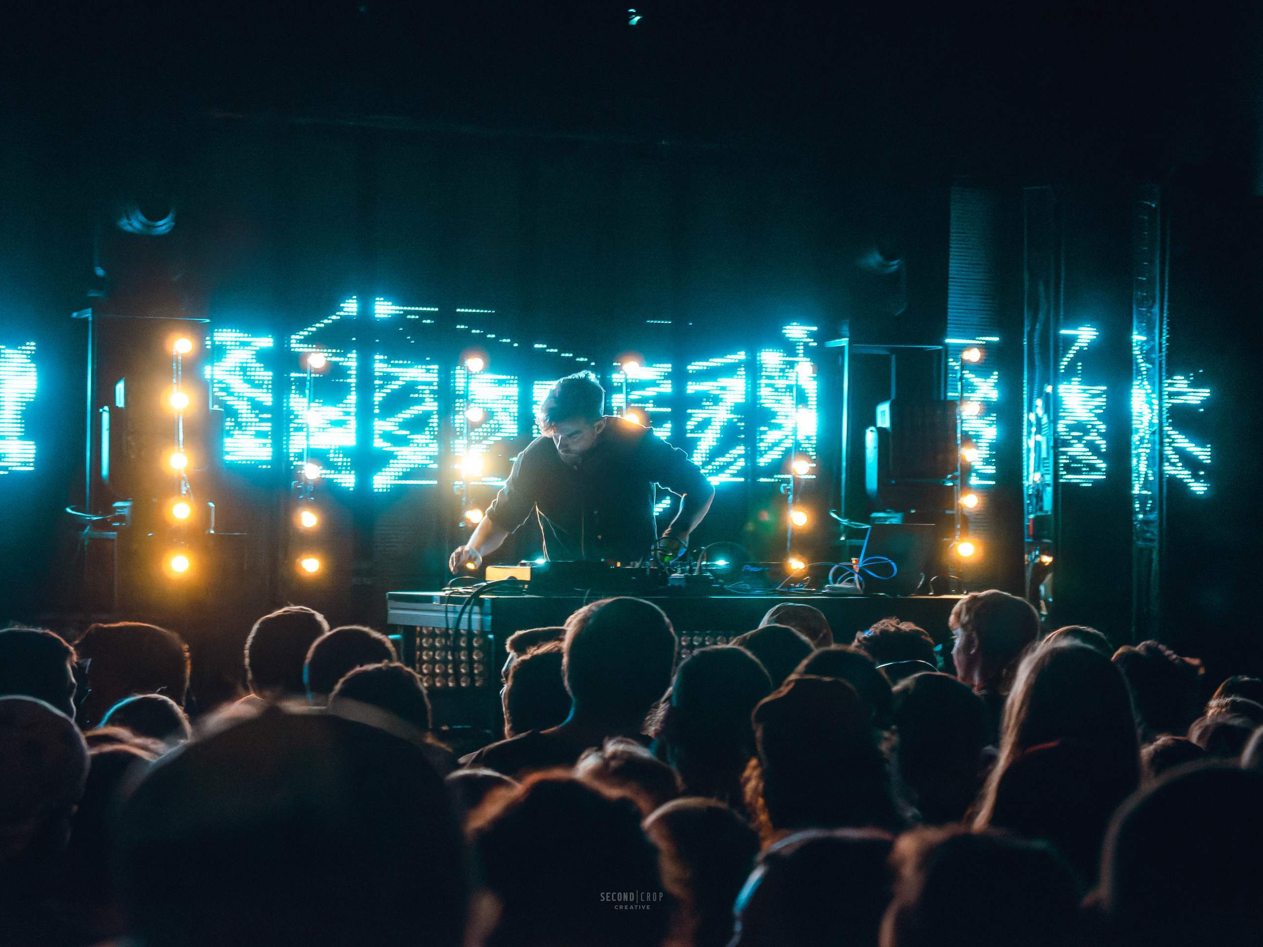 Bonobo performing at The Majestic in Madison, WI September 18th, 2014, photography by Ross Harried for Second Crop Music