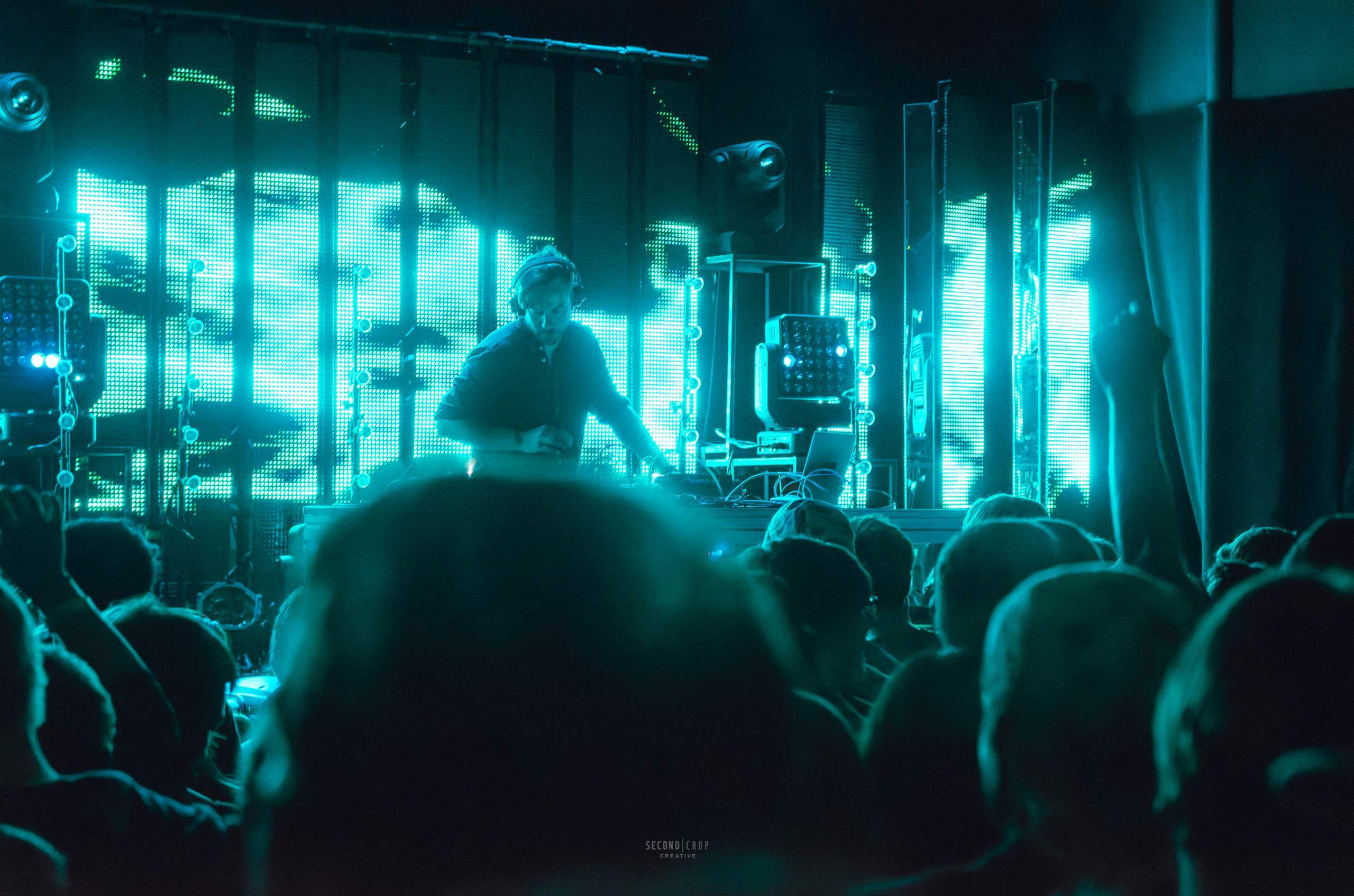 Bonobo performing at The Majestic in Madison, WI September 18th, 2014, photography by Ross Harried for Second Crop Music