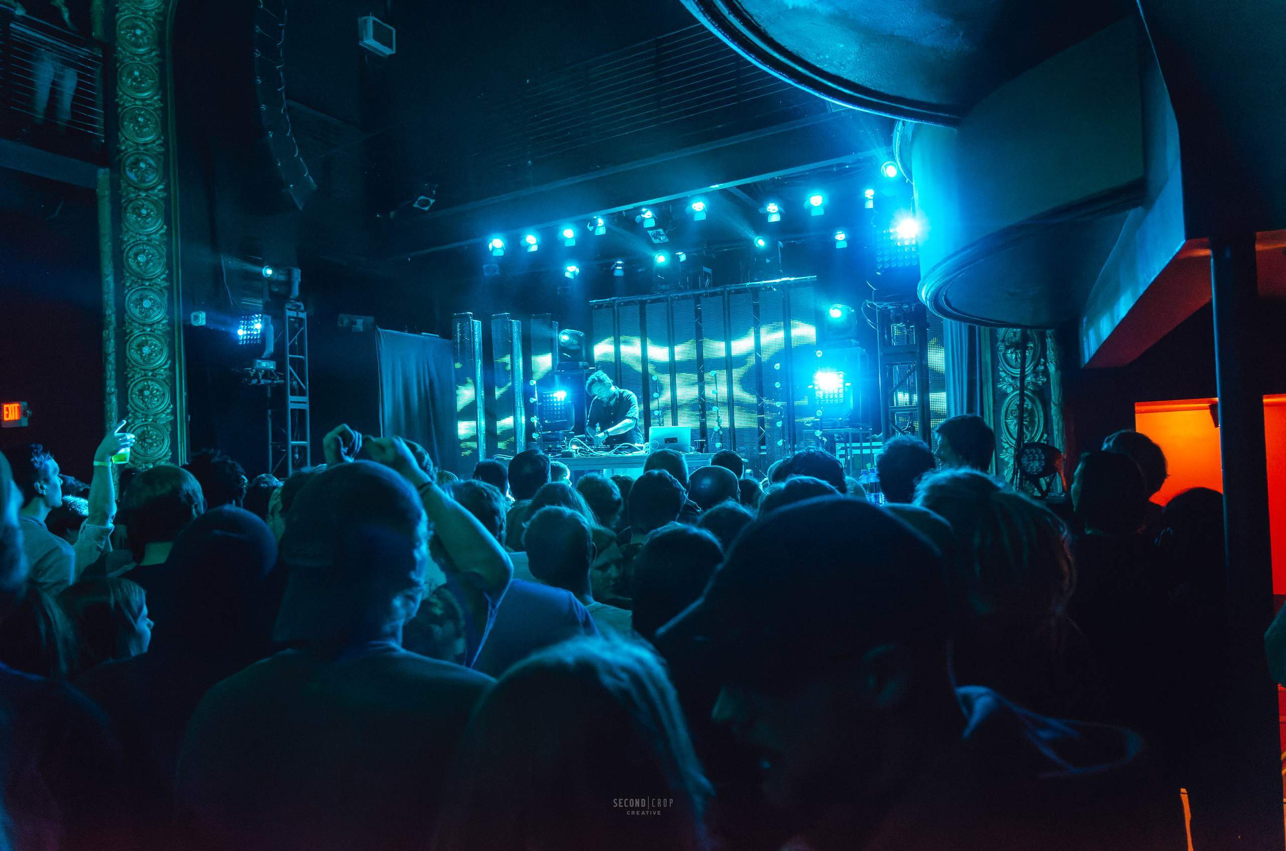Bonobo performing at The Majestic in Madison, WI September 18th, 2014, photography by Ross Harried for Second Crop Music