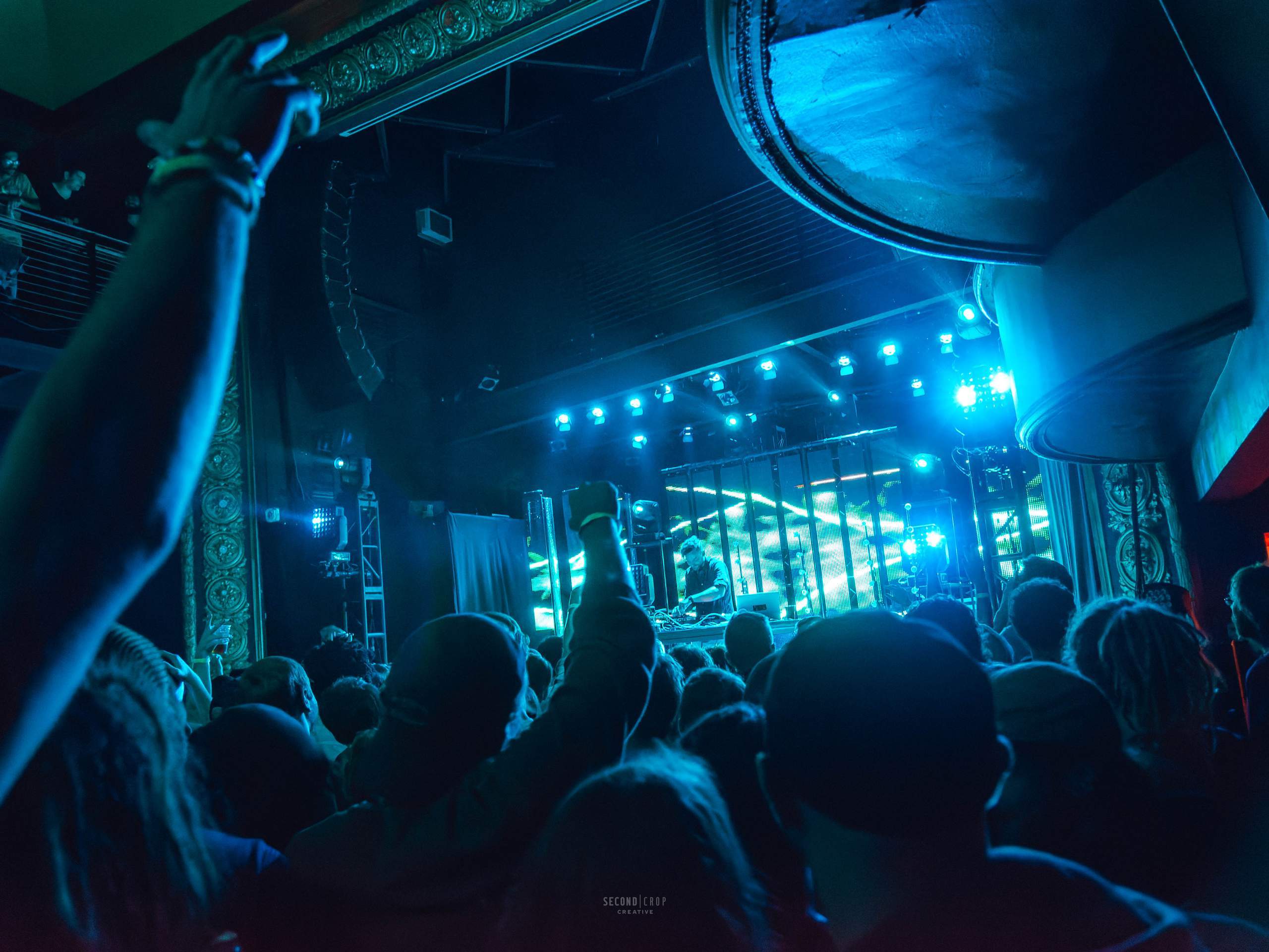 Bonobo performing at The Majestic in Madison, WI September 18th, 2014, photography by Ross Harried for Second Crop Music