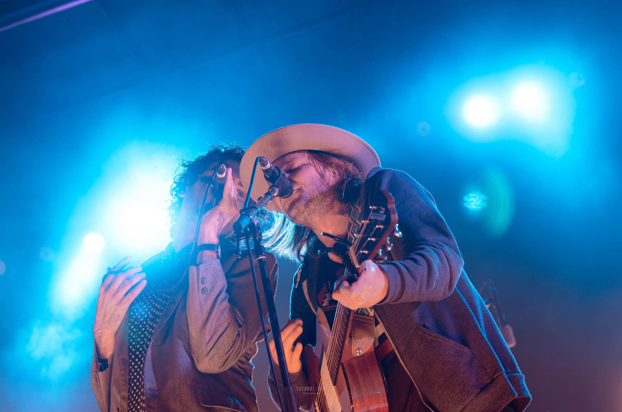 The Head and the Heart performing Live on King Street in Madison, WI, photography by Ross Harried for Second Crop Music