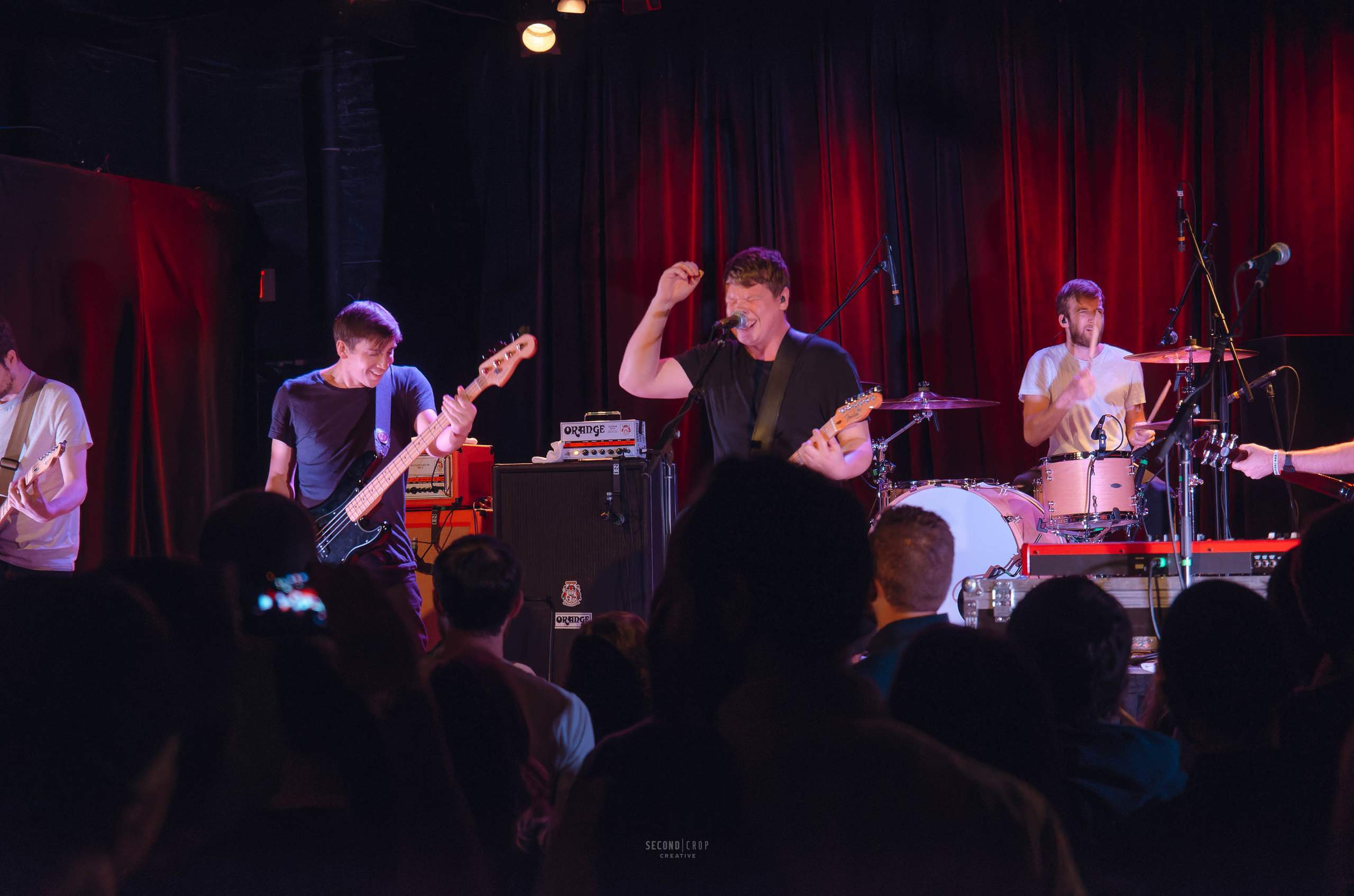 We Were Promised Jetpacks performing at The Majestic in Madison, WI, October 25th, 2014, photography by Ross Harried for Second Crop Music