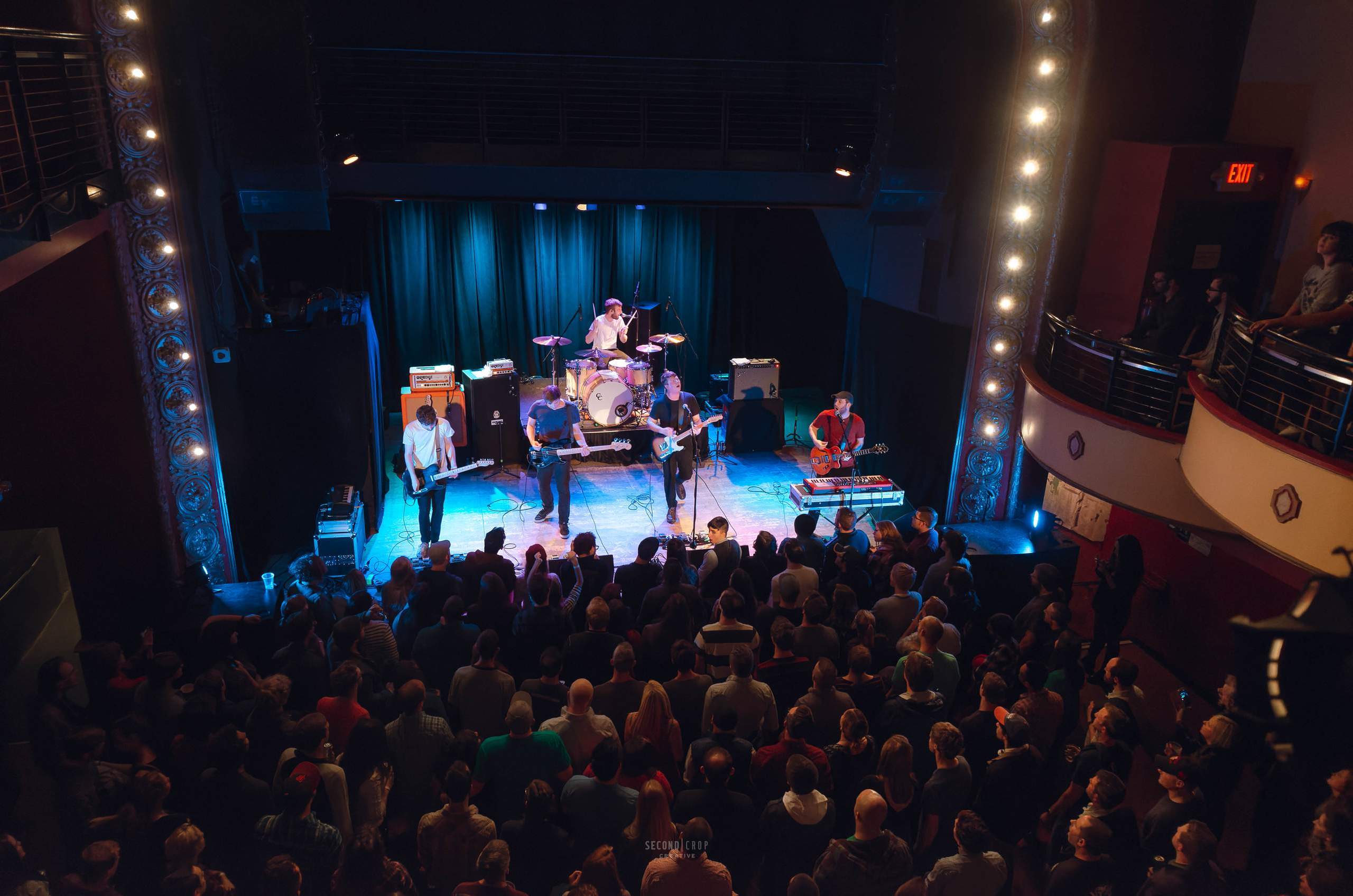 We Were Promised Jetpacks performing at The Majestic in Madison, WI, October 25th, 2014, photography by Ross Harried for Second Crop Music