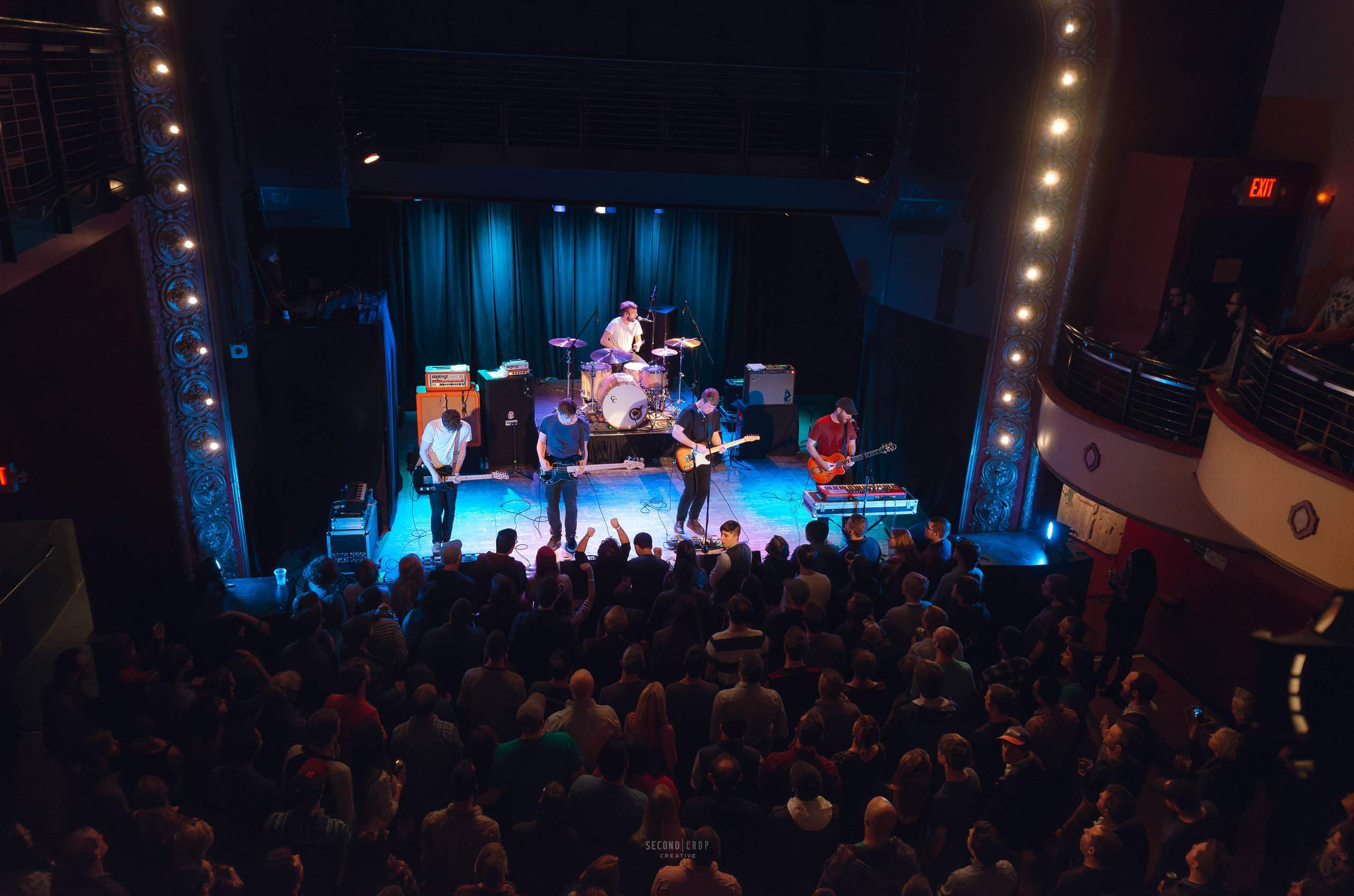 We Were Promised Jetpacks performing at The Majestic in Madison, WI, October 25th, 2014, photography by Ross Harried for Second Crop Music