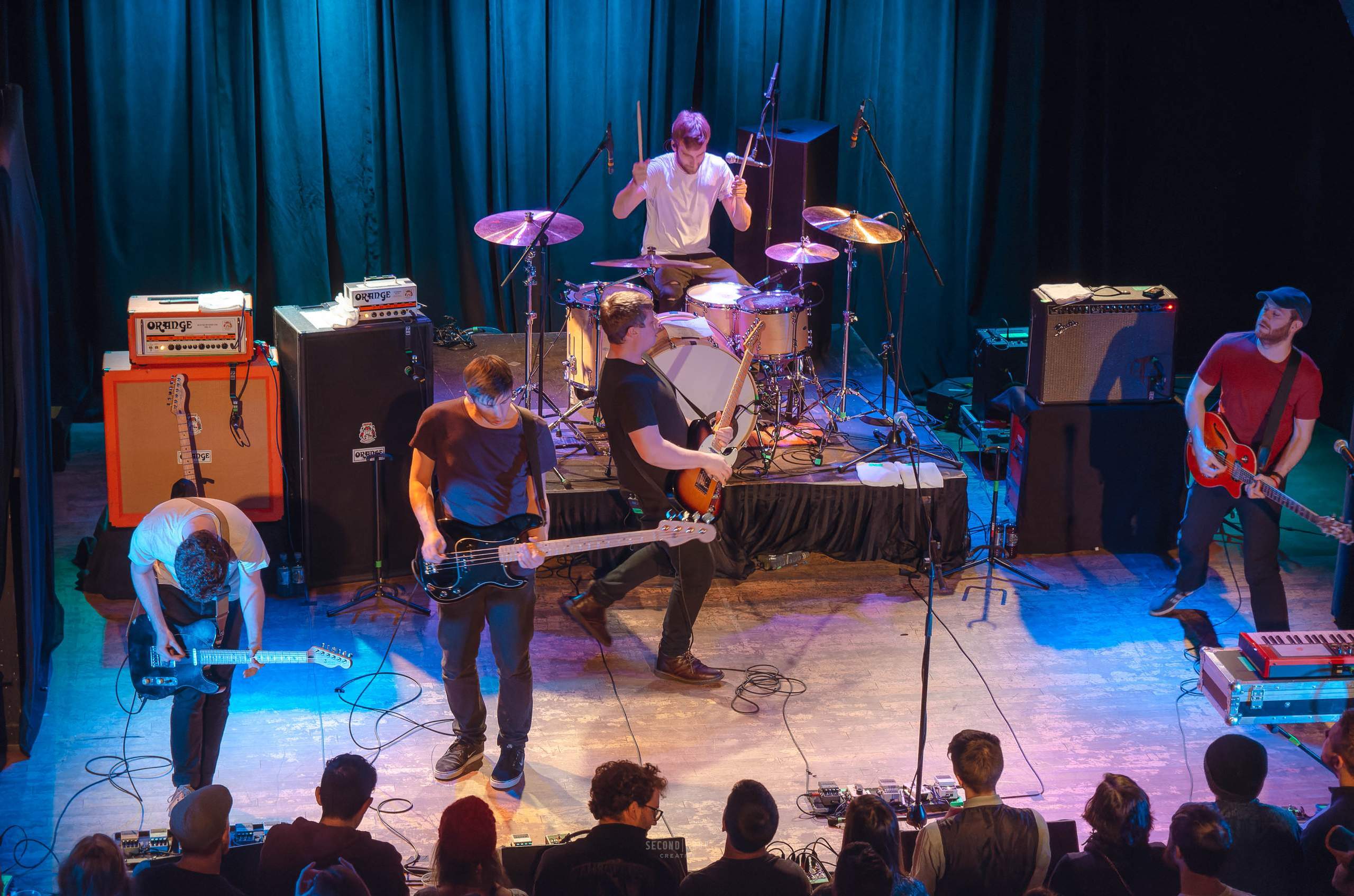 We Were Promised Jetpacks performing at The Majestic in Madison, WI, October 25th, 2014, photography by Ross Harried for Second Crop Music
