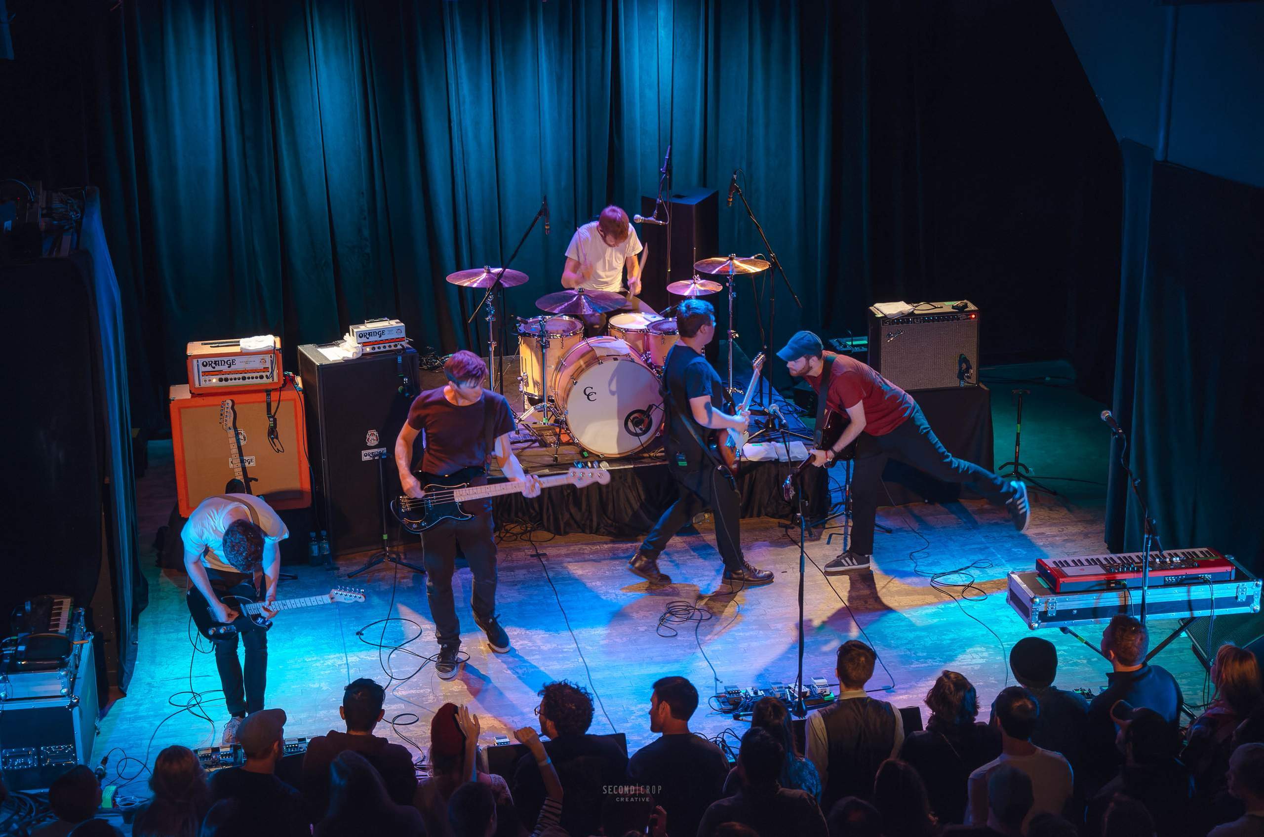 We Were Promised Jetpacks performing at The Majestic in Madison, WI, October 25th, 2014, photography by Ross Harried for Second Crop Music