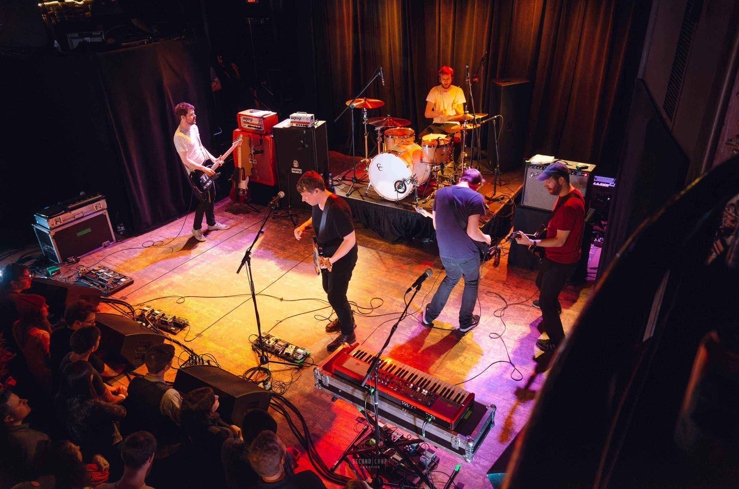 We Were Promised Jetpacks performing at The Majestic in Madison, WI, October 25th, 2014, photography by Ross Harried for Second Crop Music
