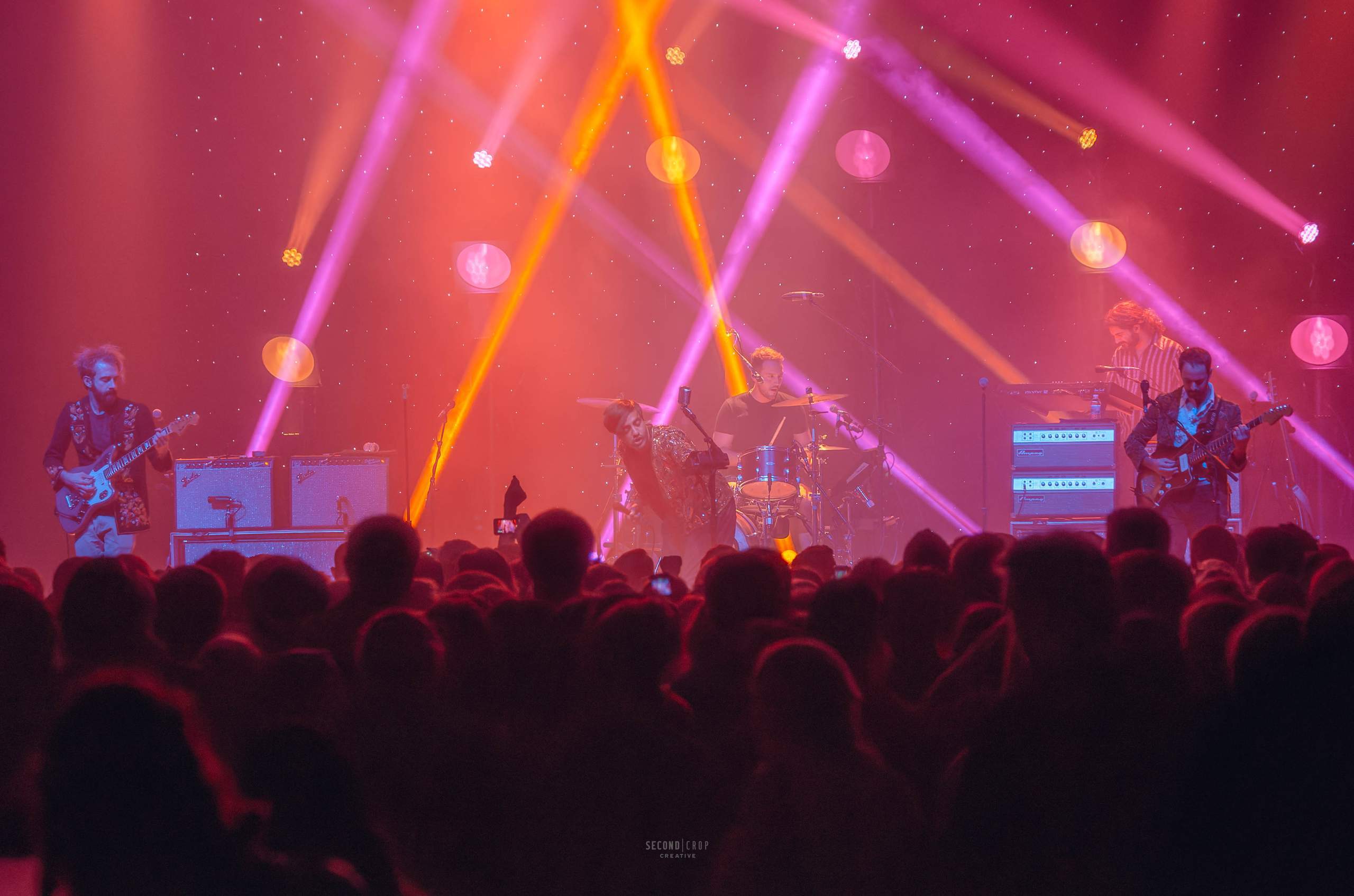 Young The Giant performs at The Orpheum in Madison, WI Nov. 6th, 2015, photography by Ross Harried for Second Crop Music