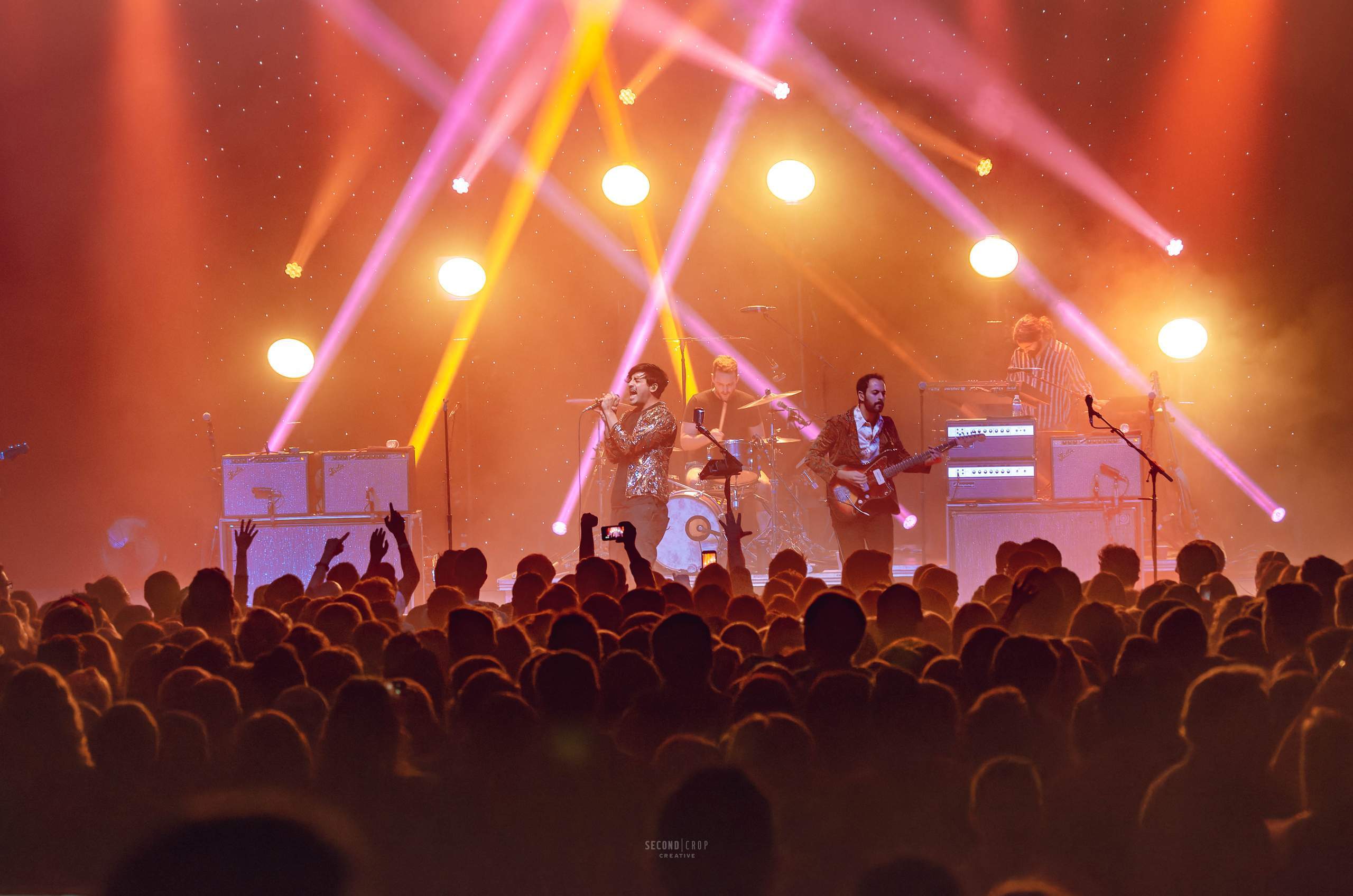 Young The Giant performs at The Orpheum in Madison, WI Nov. 6th, 2015, photography by Ross Harried for Second Crop Music