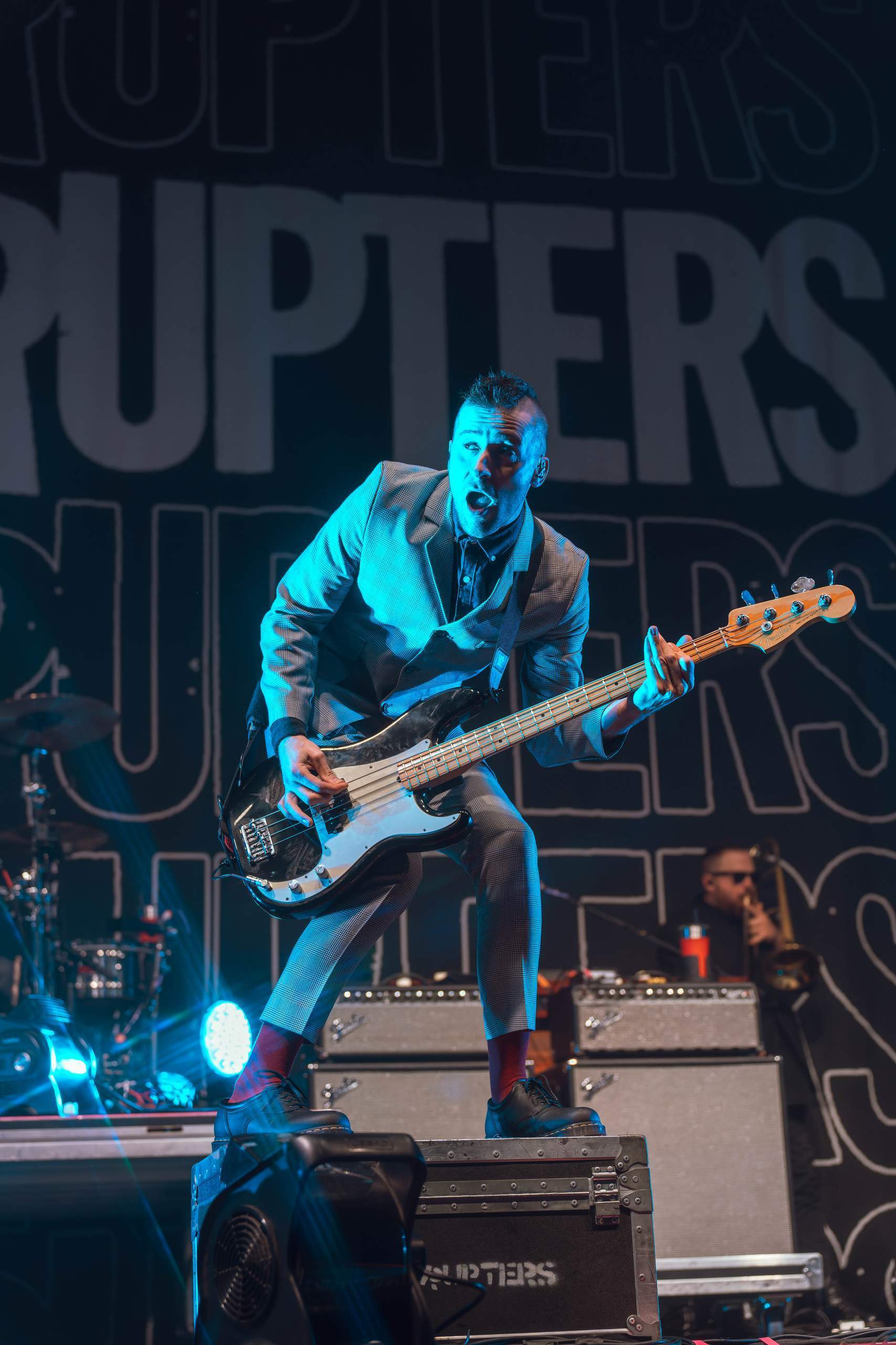 The Interrupters performing at The Rave/Eagles Club in Milwaukee, WI, April 27th, 2024, photography by Ross Harried for Second Crop Music