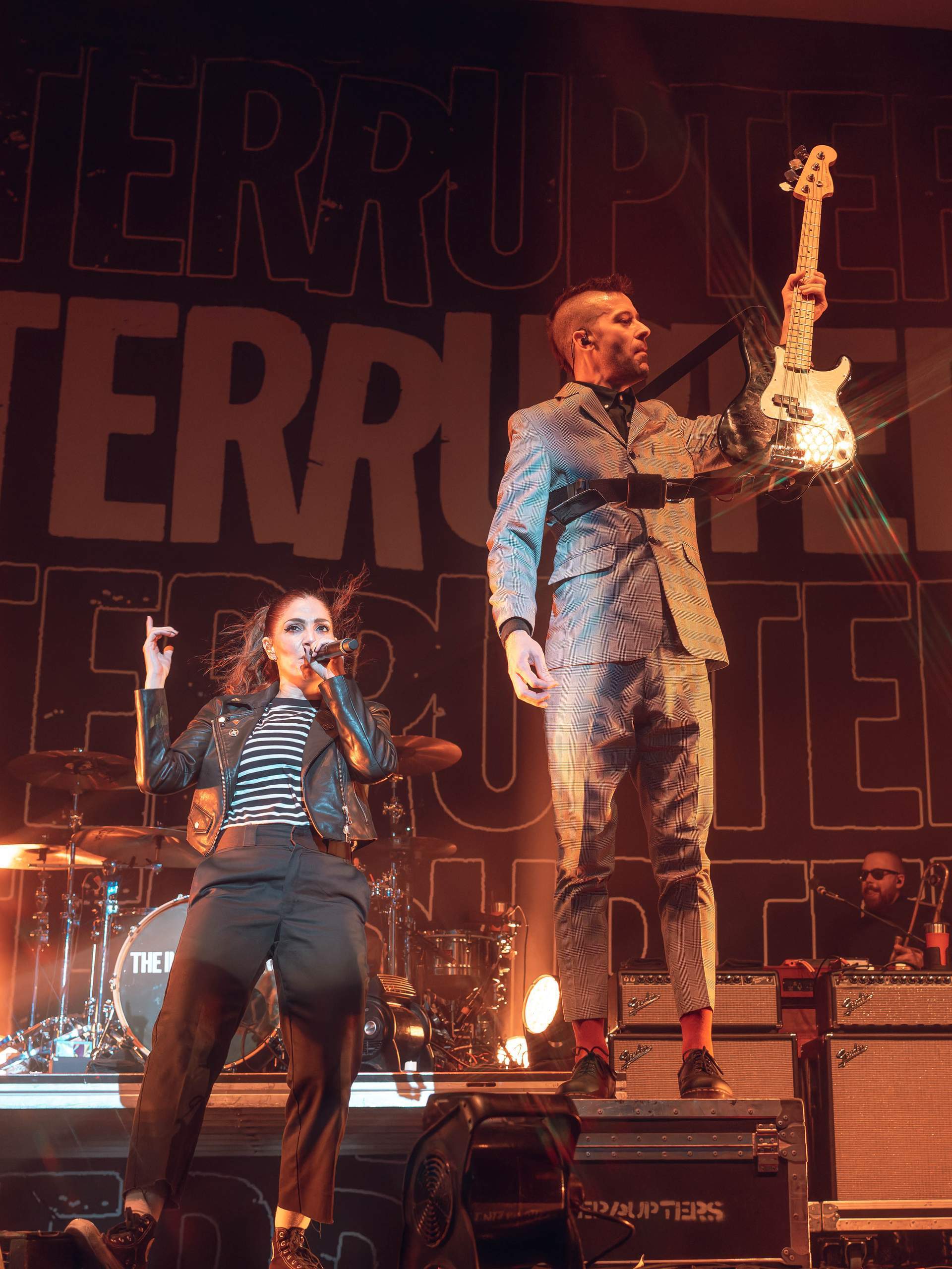 The Interrupters performing at The Rave/Eagles Club in Milwaukee, WI, April 27th, 2024, photography by Ross Harried for Second Crop Music