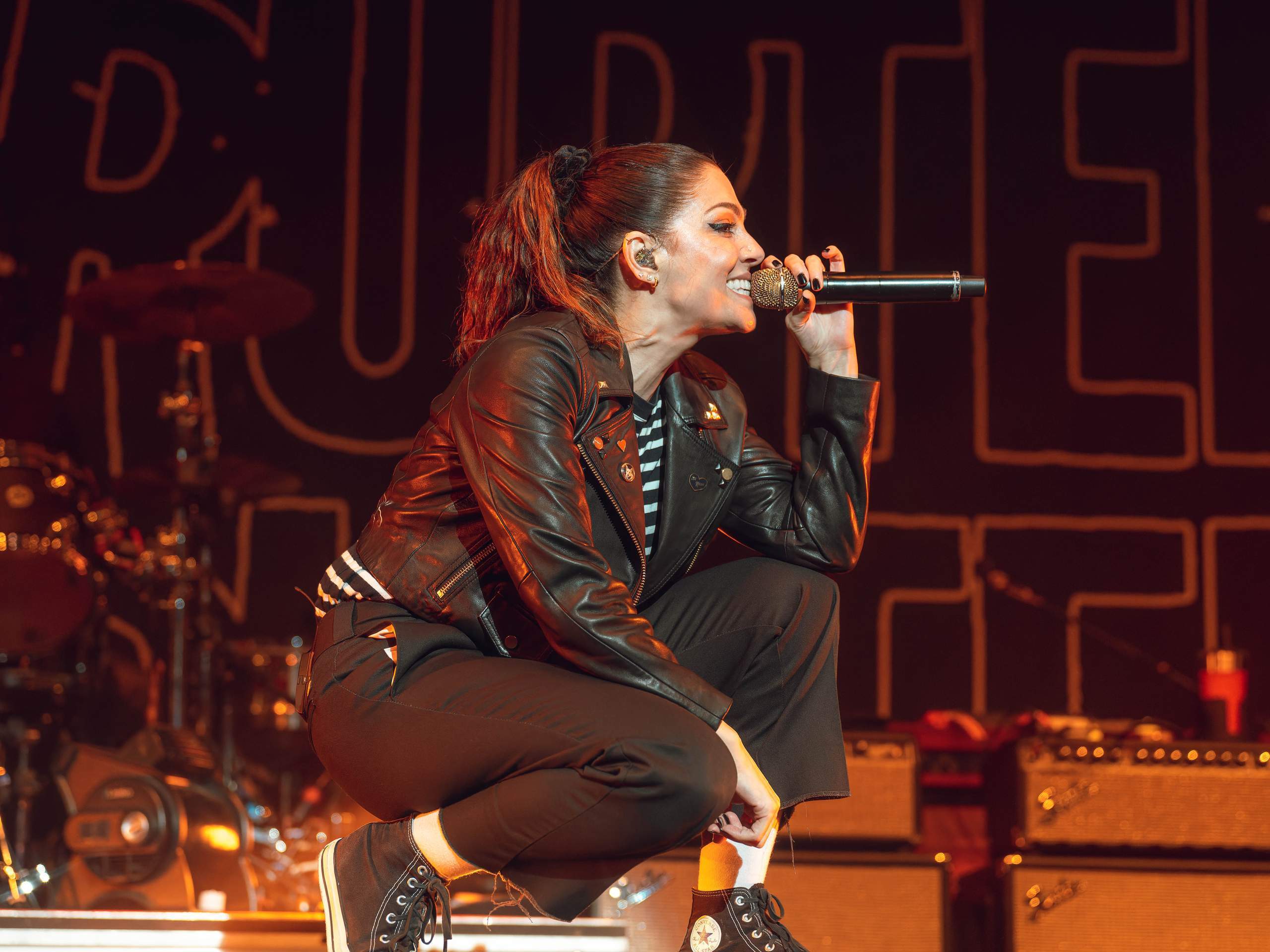 The Interrupters performing at The Rave/Eagles Club in Milwaukee, WI, April 27th, 2024, photography by Ross Harried for Second Crop Music