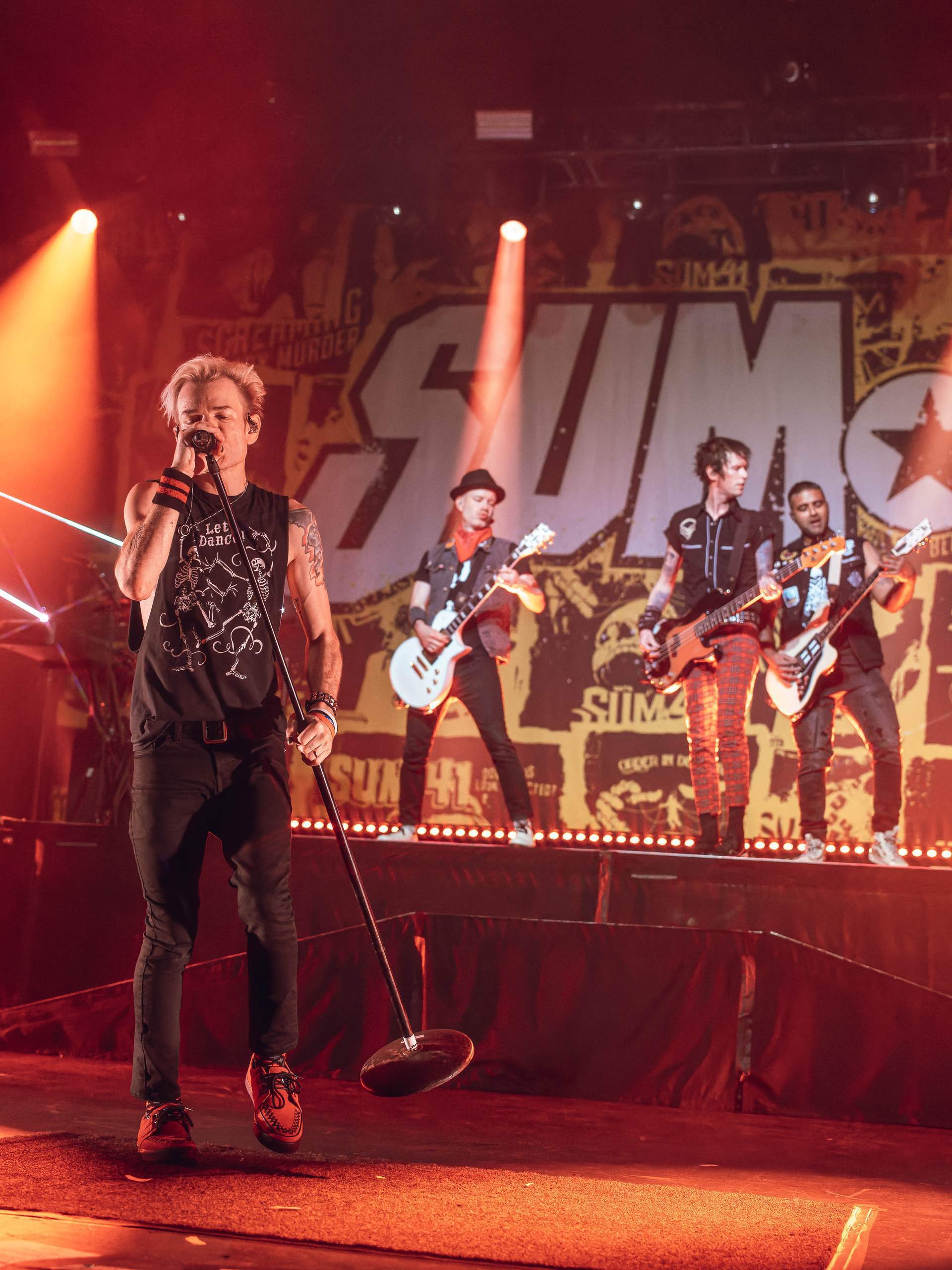 Sum 41 playing their Farewell Tour 'Tour Of The Setting Sum' at The Rave/Eagles Club in Milwaukee, WI, April 27th, 2024, photography by Ross Harried for Second Crop Music