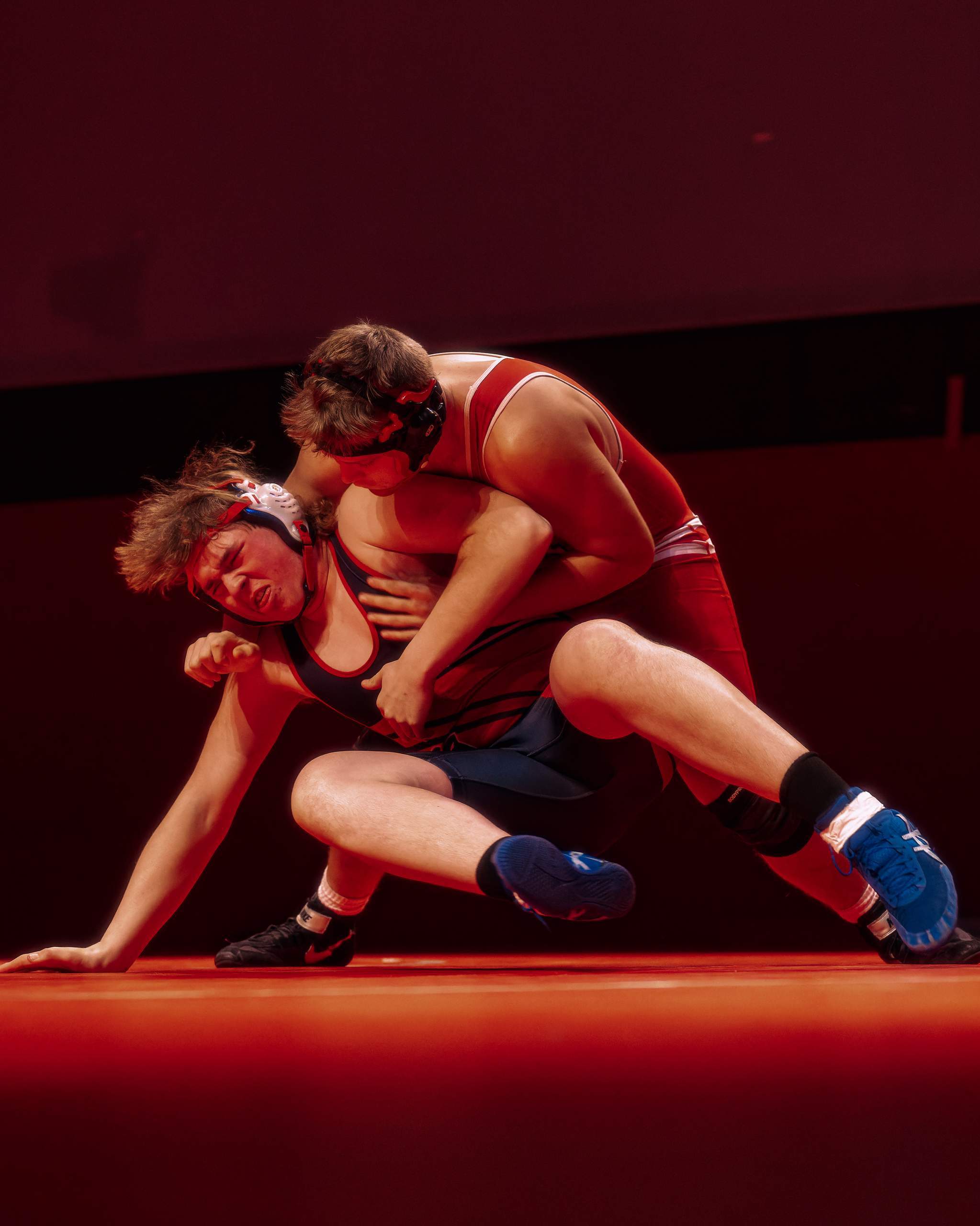 Monroe vs Reedsburg Wrestling, Monroe, WI January 6th, 2023, photography by Ross Harried for Second Crop Sports
