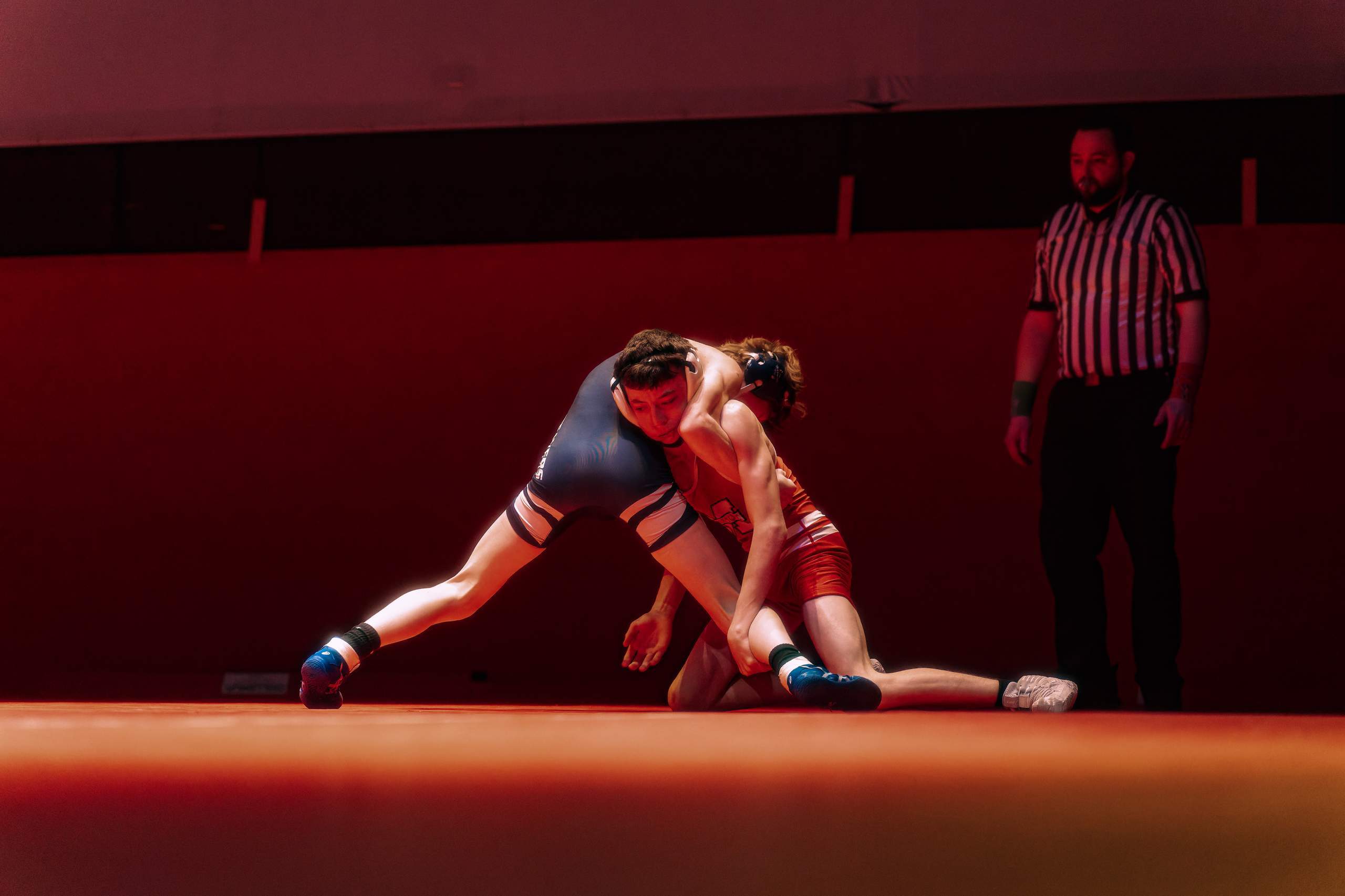 Monroe vs Reedsburg Wrestling, Monroe, WI January 6th, 2023, photography by Ross Harried for Second Crop Sports