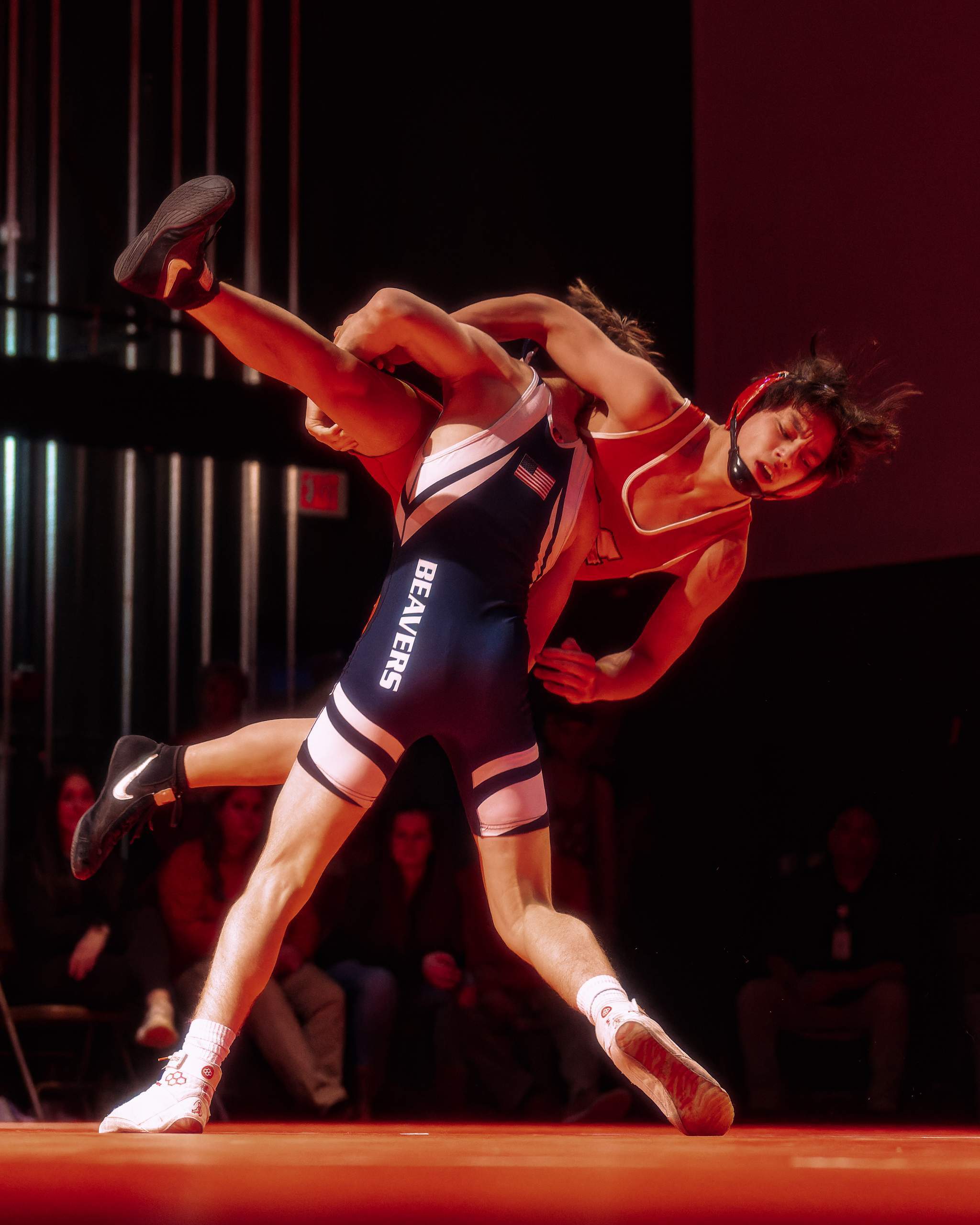 Monroe vs Reedsburg Wrestling, Monroe, WI January 6th, 2023, photography by Ross Harried for Second Crop Sports